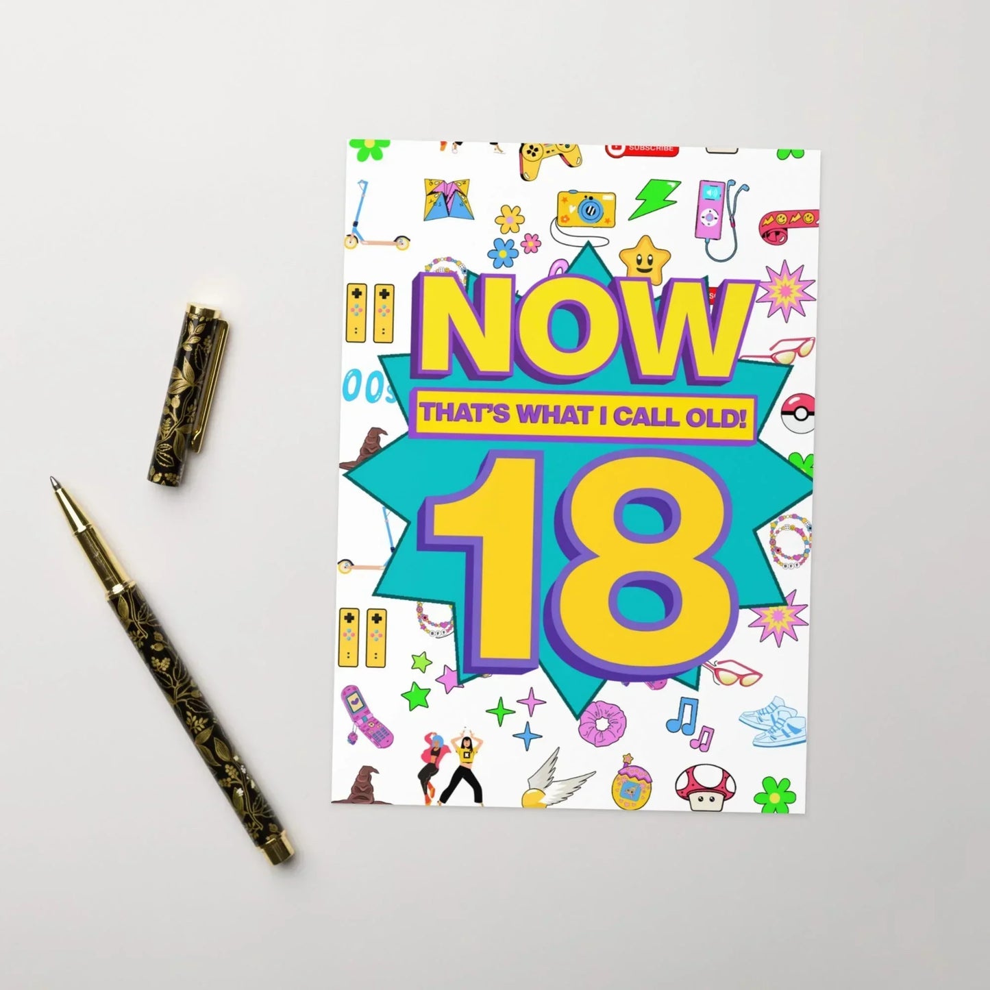 18th-birthday-card-now-thats-what-i-call-old-premium-a5-322196 - Jessie's Art Shop