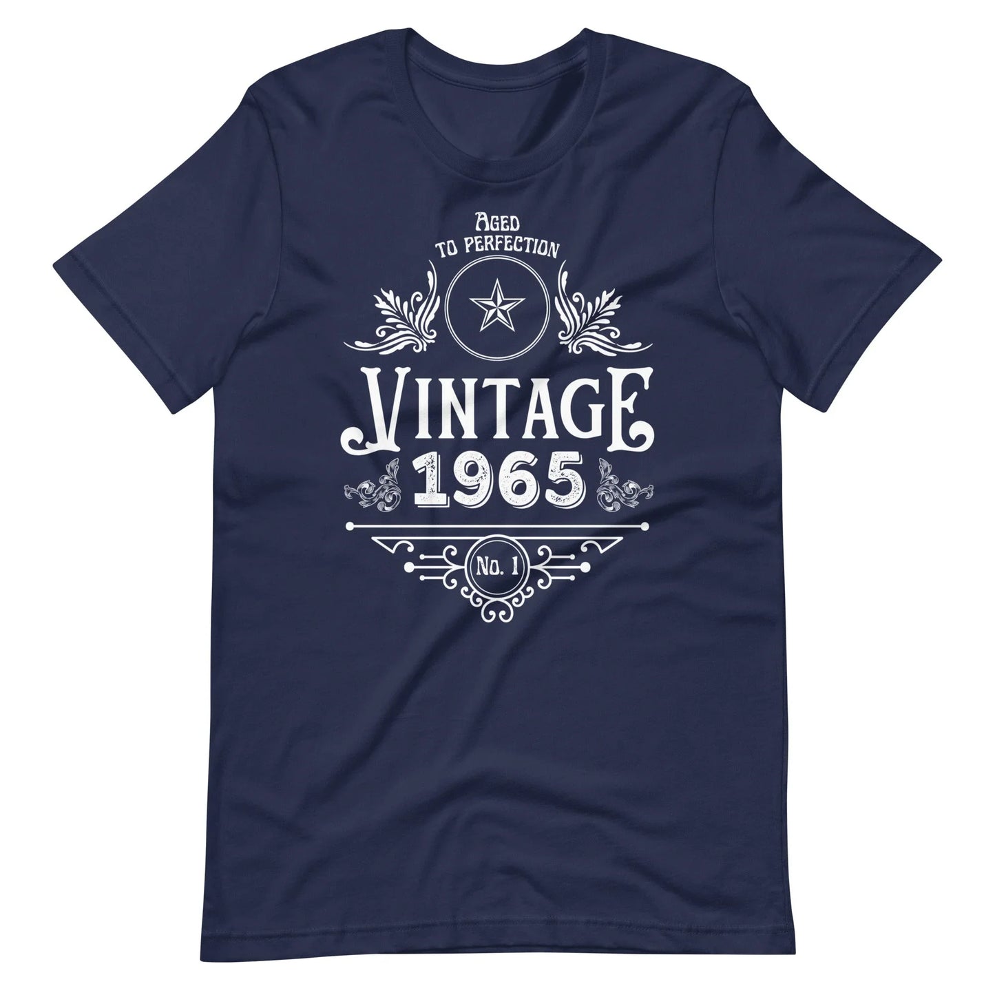 1965-vintage-60th-birthday-t-shirt-aged-to-perfection-premium-gift-tee-358579 - Jessie's Art Shop
