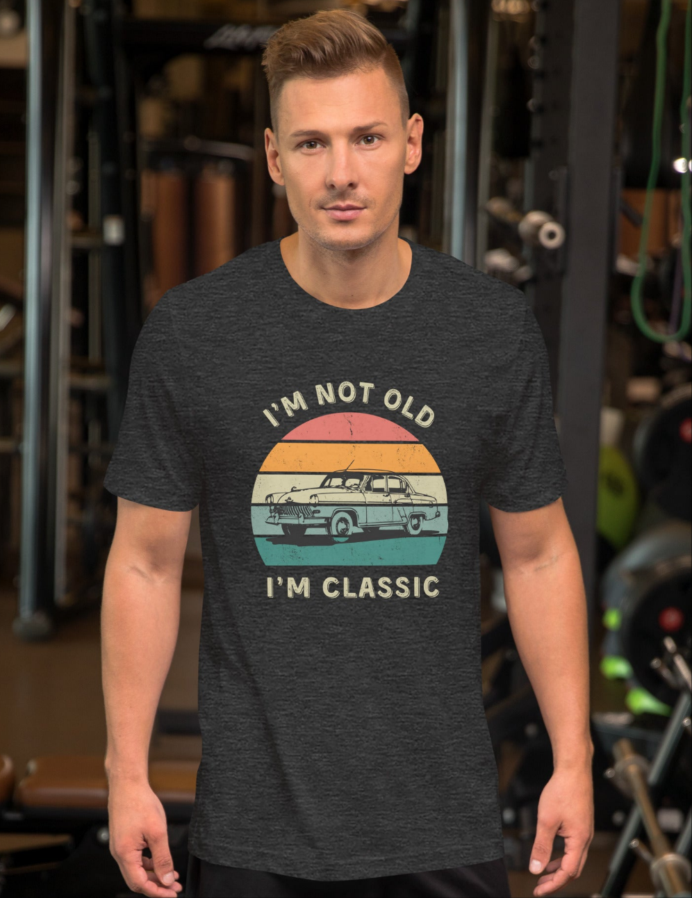 I'm Not Old, I'm Classic T-Shirt | Vintage Car Design | Premium Eco Tee - Jessie's Art Shop