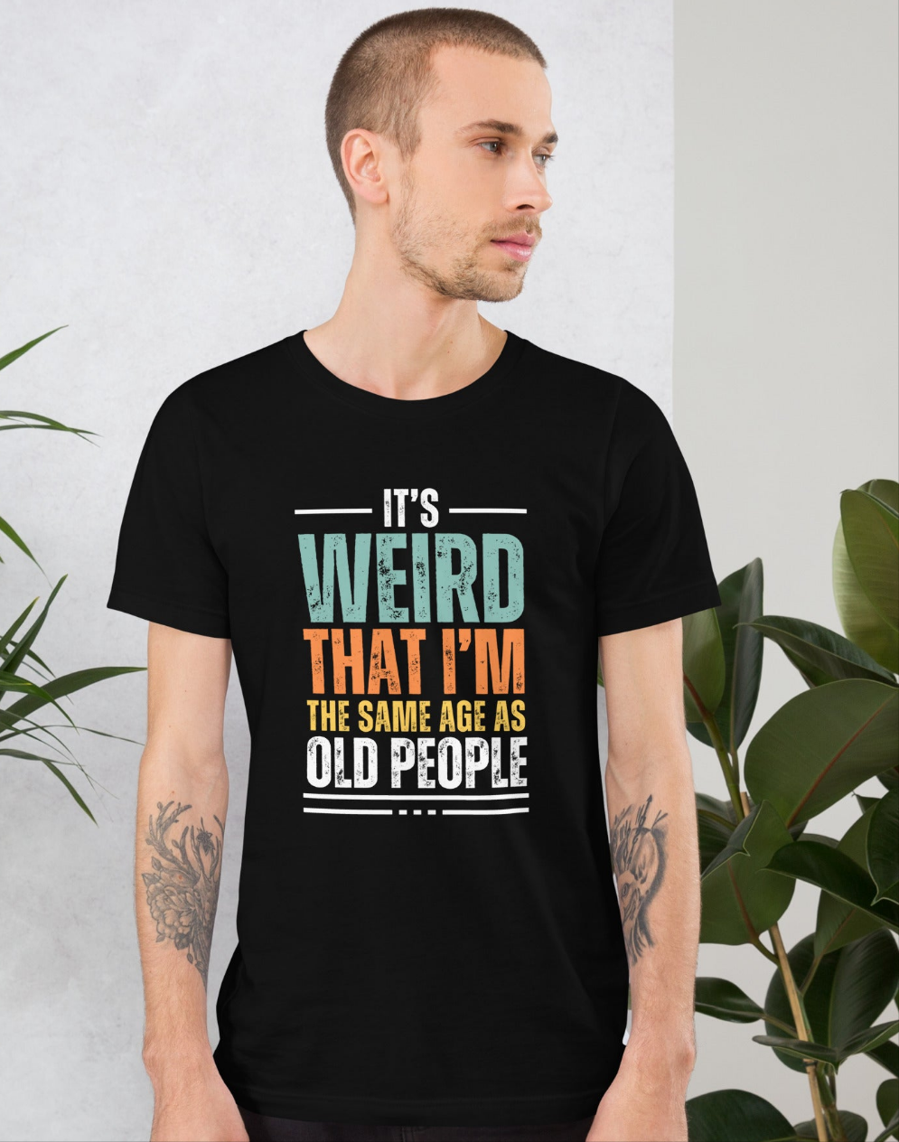 Funny Old Age T-Shirt | Getting Older Humour | Premium Eco Tee - Jessie's Art Shop
