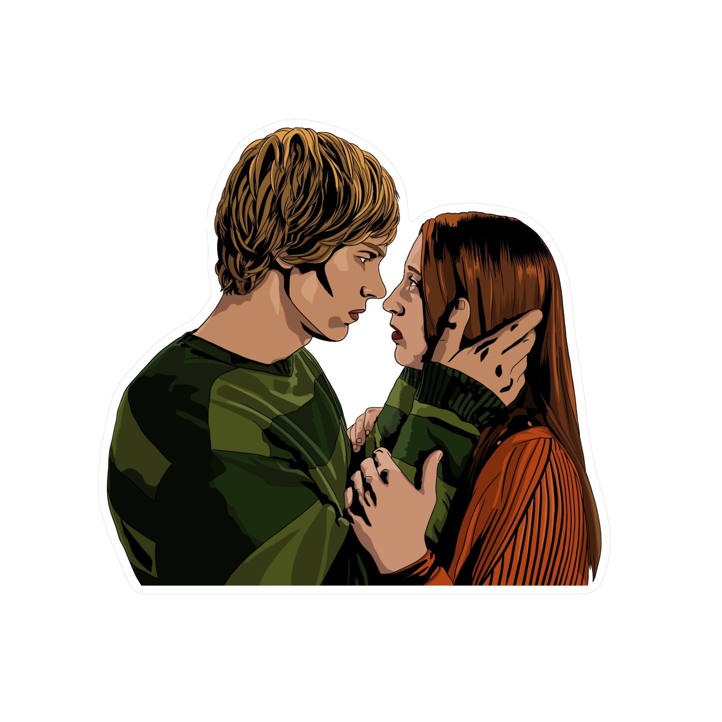 Tate & Violet AHS Murder House Waterproof Sticker - Jessie's Art Shop
