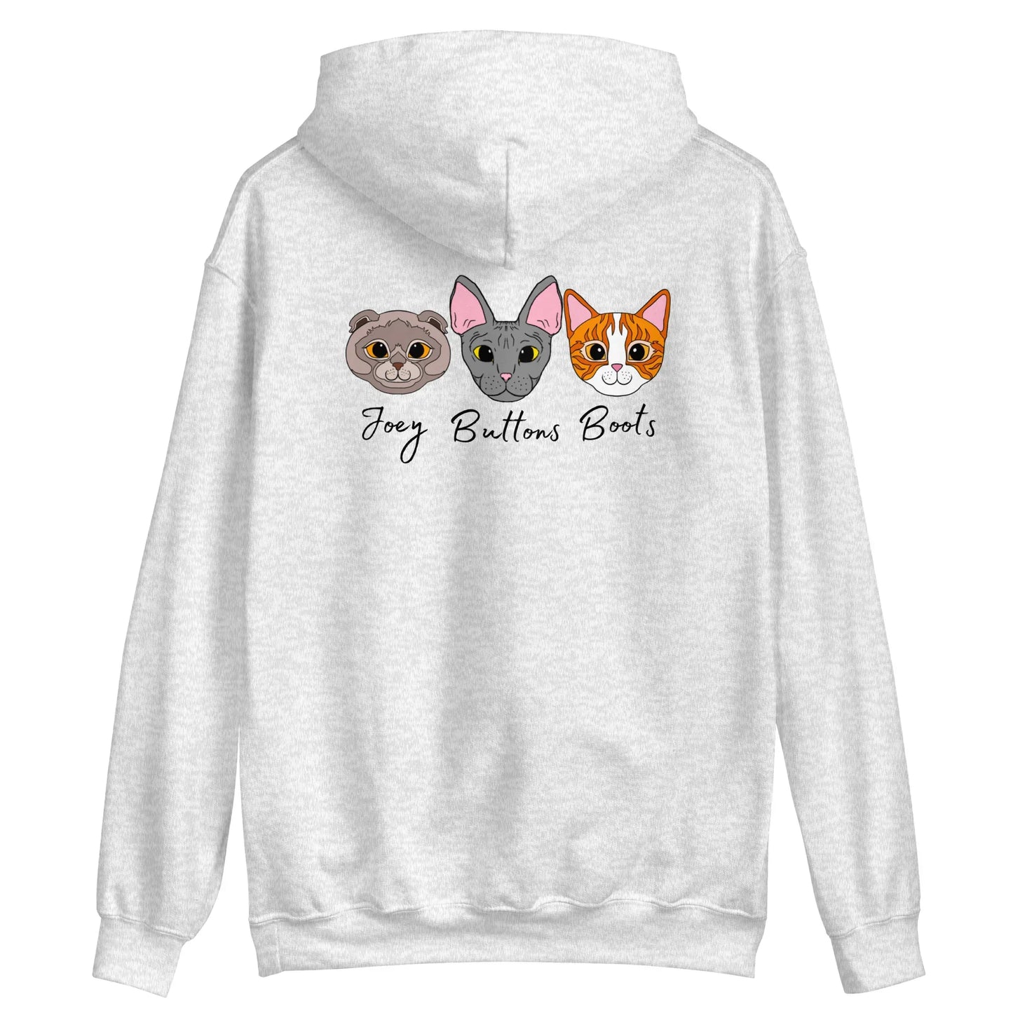 Custom Pet Portrait Zip Hoodie | 40+ Dog & Cat Breeds | Eco-Friendly - Jessie's Art Shop