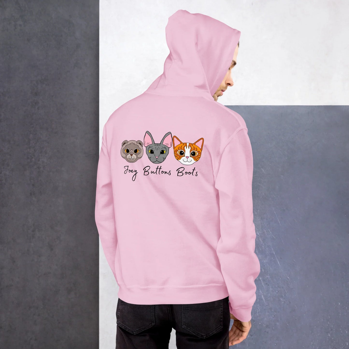 Custom Pet Portrait Zip Hoodie | 40+ Dog & Cat Breeds | Eco-Friendly - Jessie's Art Shop