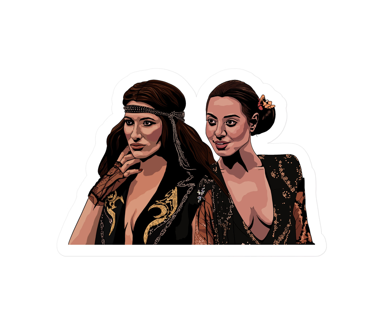 Rio Vidal and Agatha Harkness Sticker | Agatha All Along | Eco-Friendly Vinyl