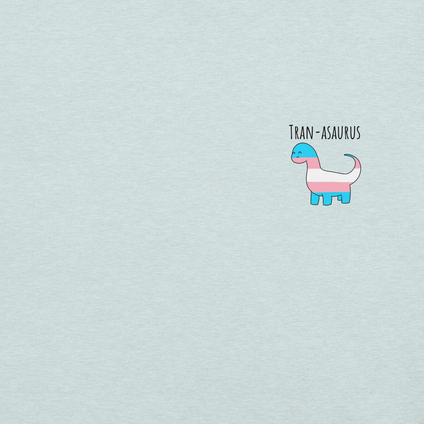 Trans Pride Dinosaur Tee | Tran-asaurus Gift | LGBTQ+ T-shirt | Unisex - Jessie's Art Shop