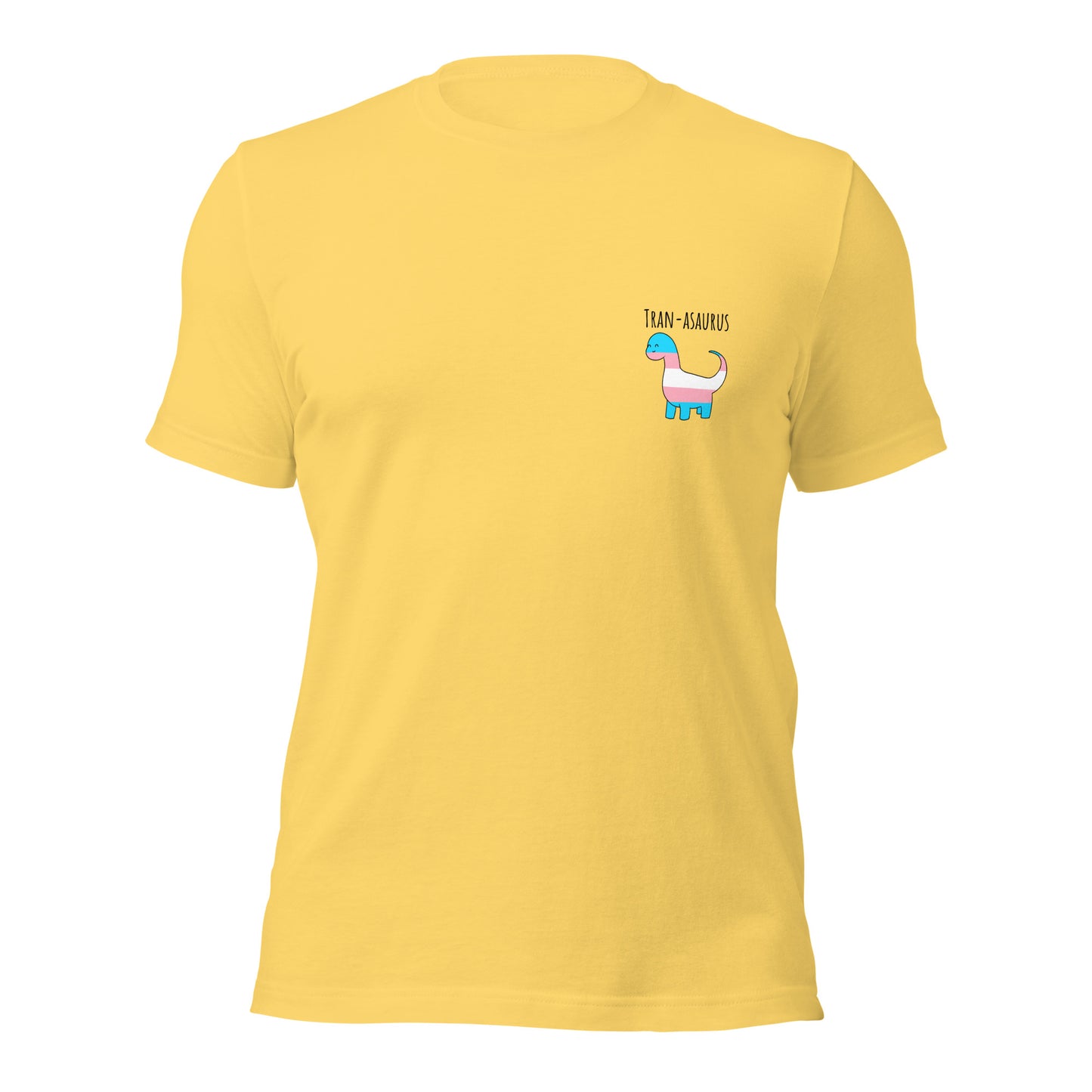 Trans Pride Dinosaur Tee | Tran-asaurus Gift | LGBTQ+ T-shirt | Unisex - Jessie's Art Shop