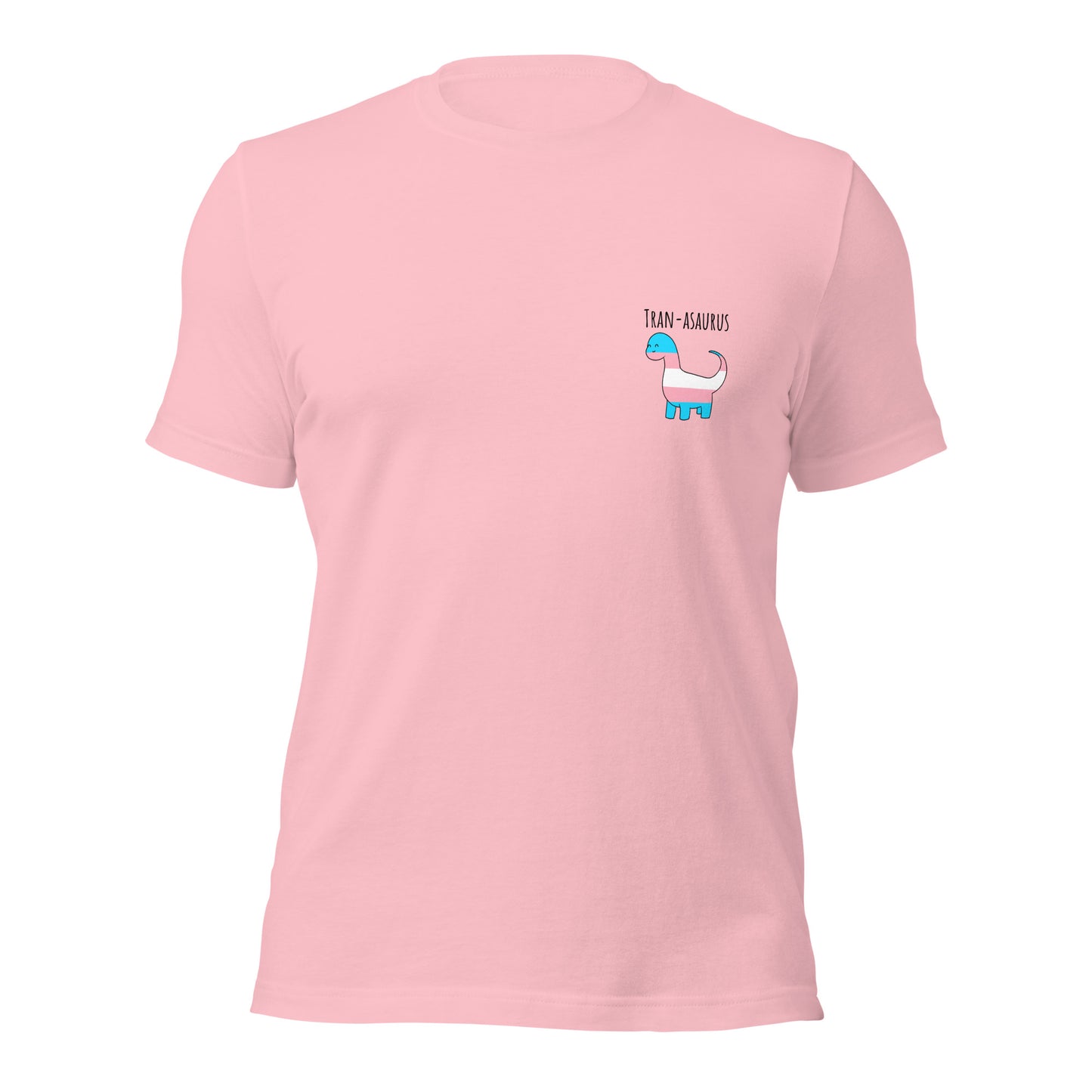 Trans Pride Dinosaur Tee | Tran-asaurus Gift | LGBTQ+ T-shirt | Unisex - Jessie's Art Shop