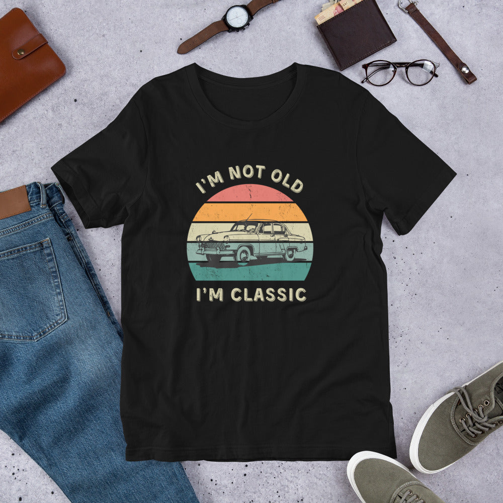 I'm Not Old, I'm Classic T-Shirt | Vintage Car Design | Premium Eco Tee - Jessie's Art Shop