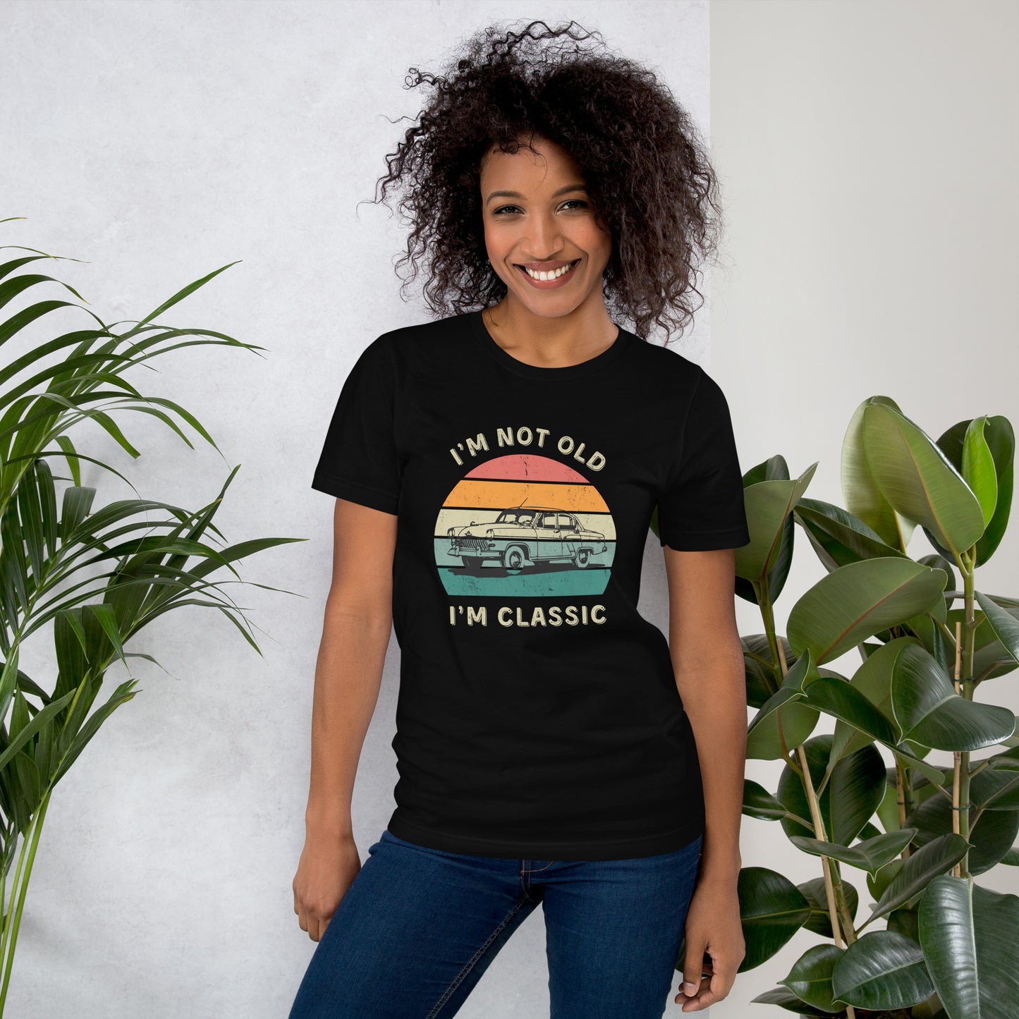 I'm Not Old, I'm Classic T-Shirt | Vintage Car Design | Premium Eco Tee - Jessie's Art Shop