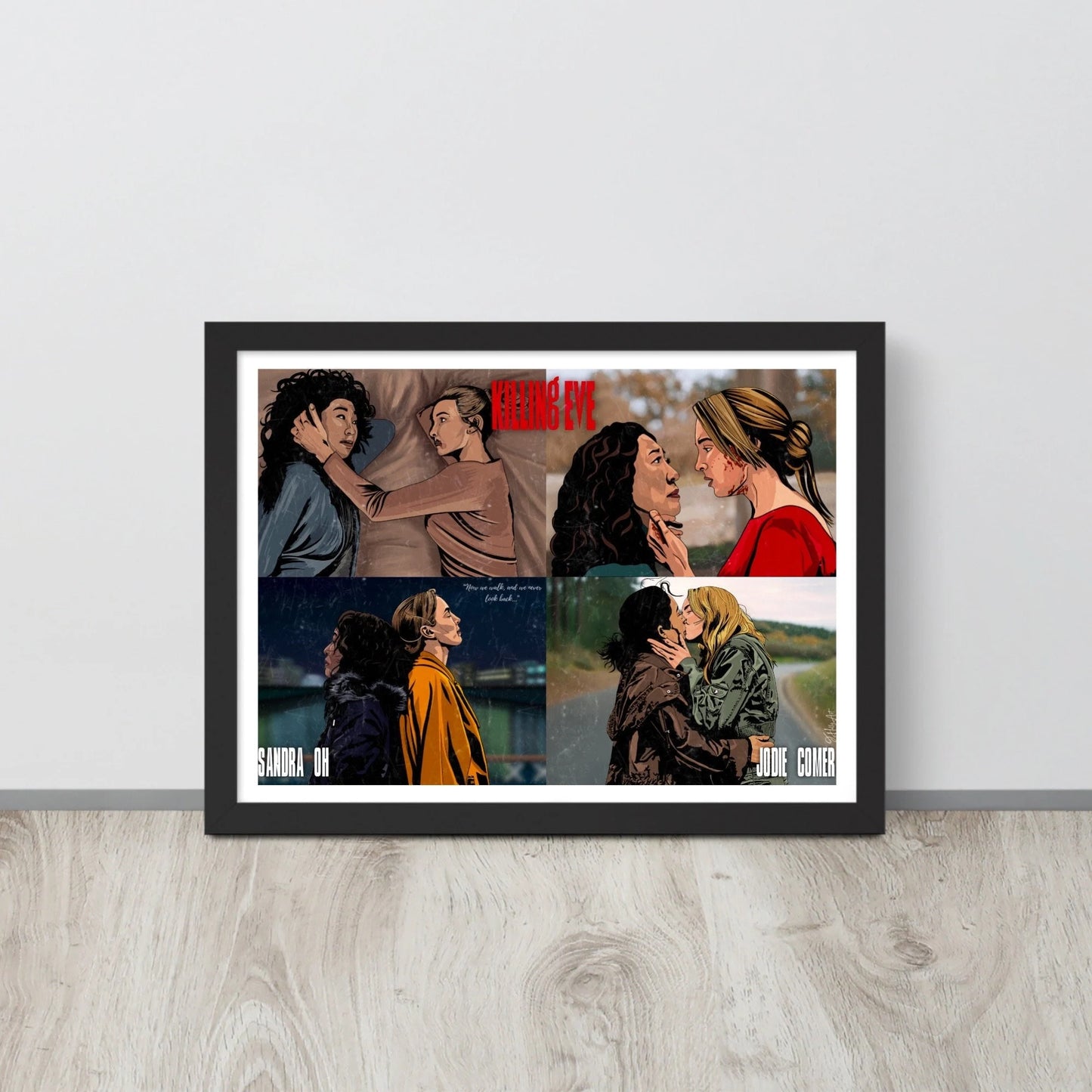 Killing Eve Season Finales Collection | Eve & Villanelle Art Series | Premium Prints - Jessie's Art Shop