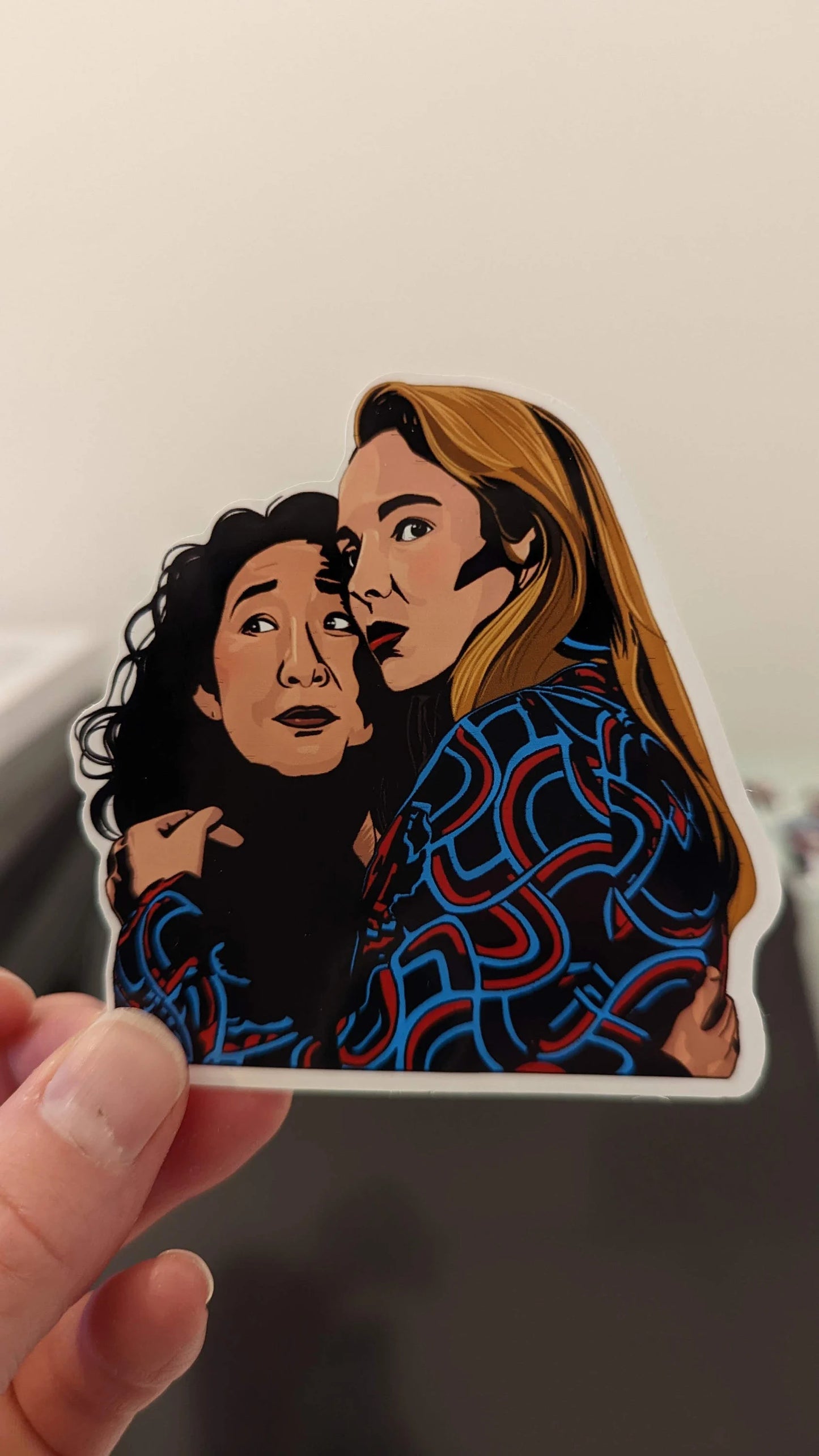 Villanelle and Eve sticker selection | 11 stickers | Killing Eve | Eco friendly - Jessie's Art Shop