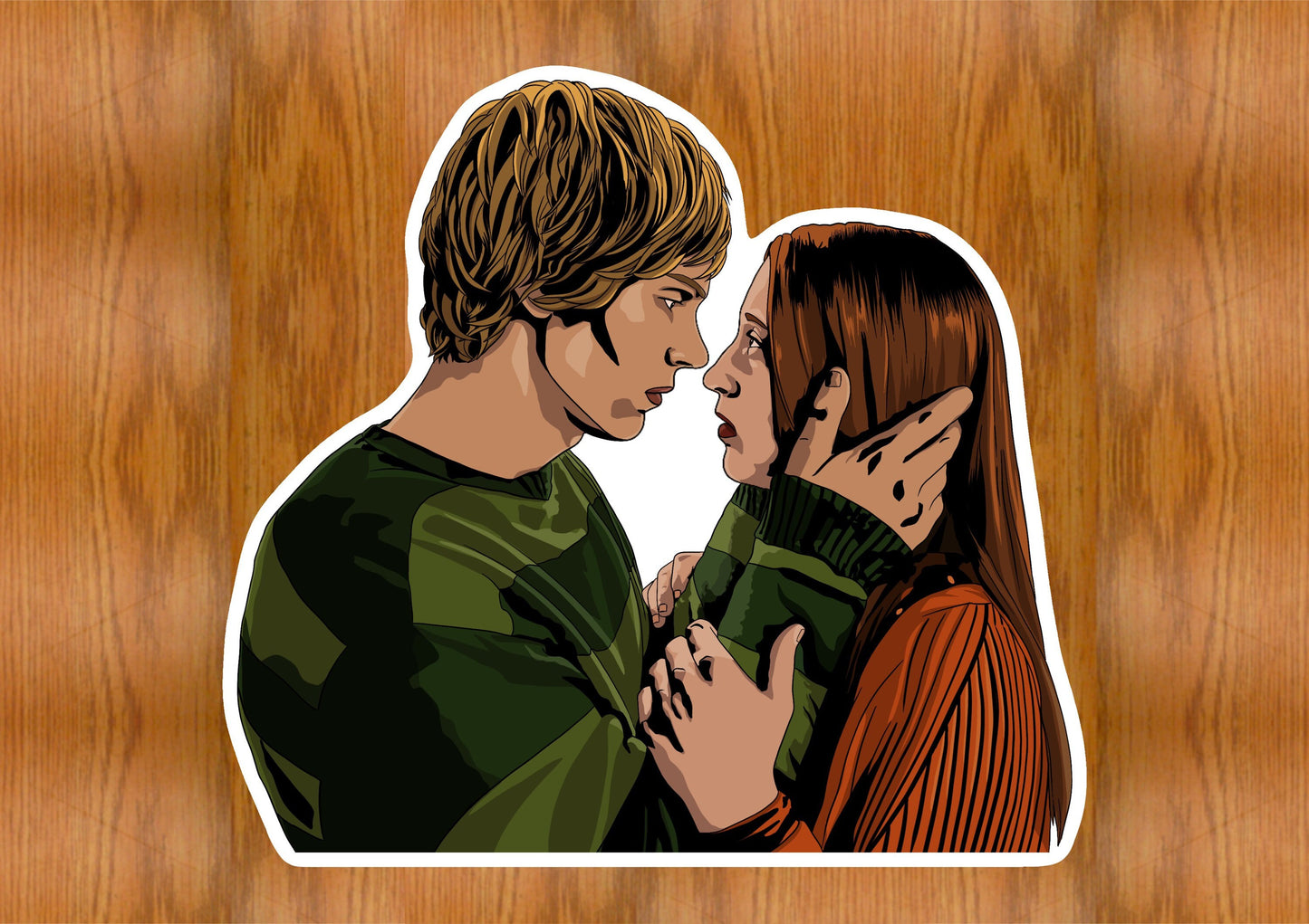 Tate & Violet AHS Murder House Waterproof Sticker - Jessie's Art Shop