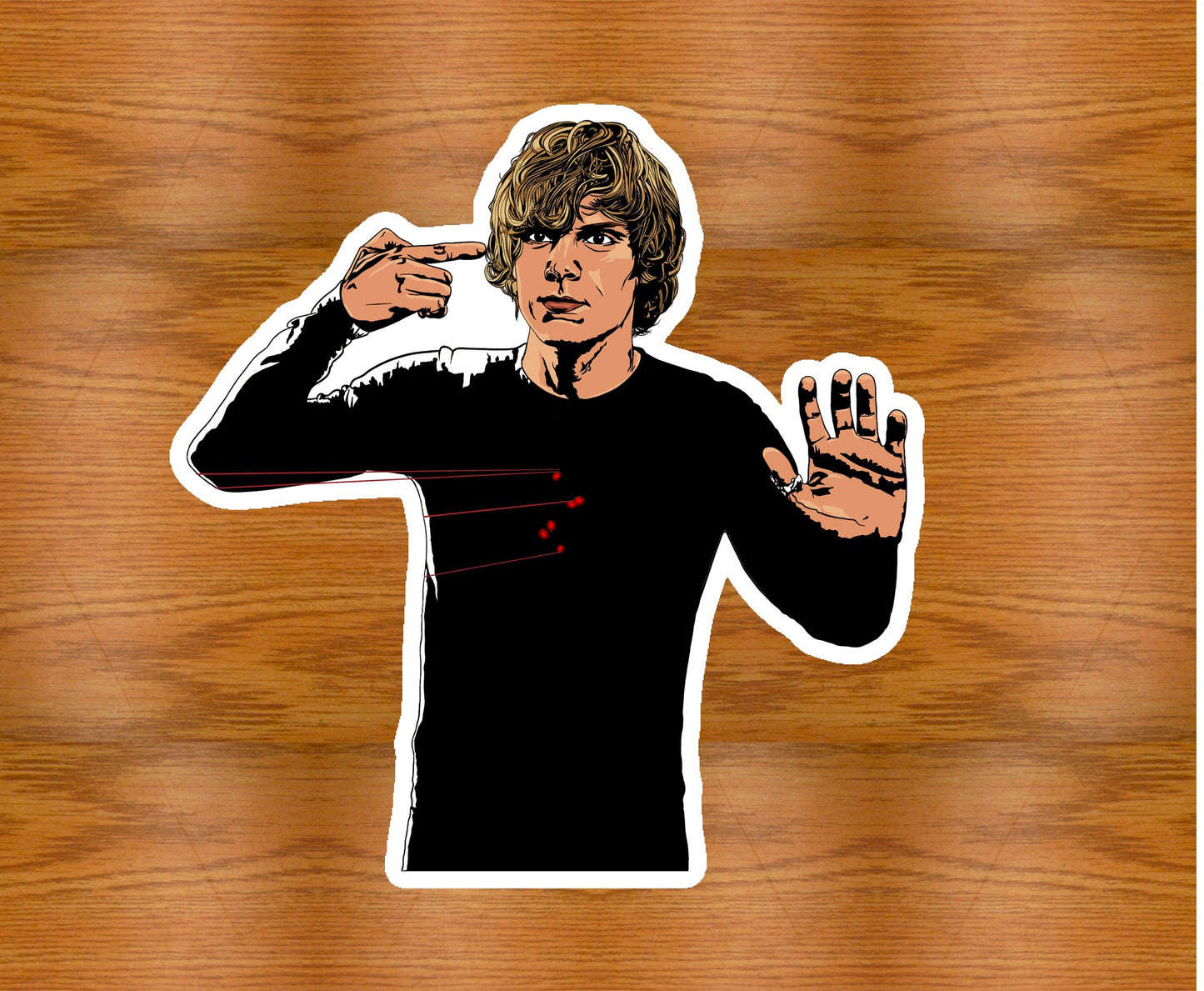 Tate Langdon AHS Murder House Waterproof Sticker - Jessie's Art Shop