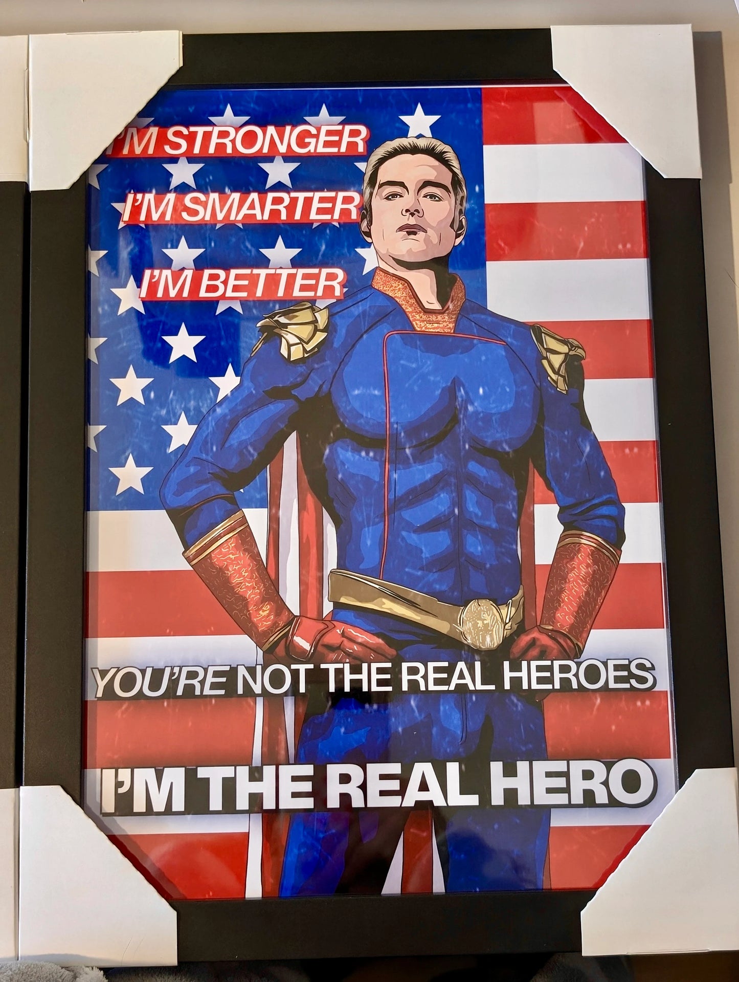 Homelander Quote Art Print | The Boys Villain | Premium Fan Art - Jessie's Art Shop