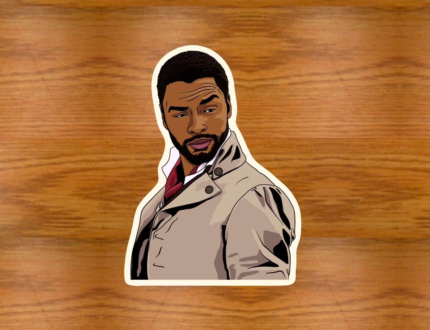 The Duke Simon Basset Bridgerton Waterproof Sticker - Jessie's Art Shop