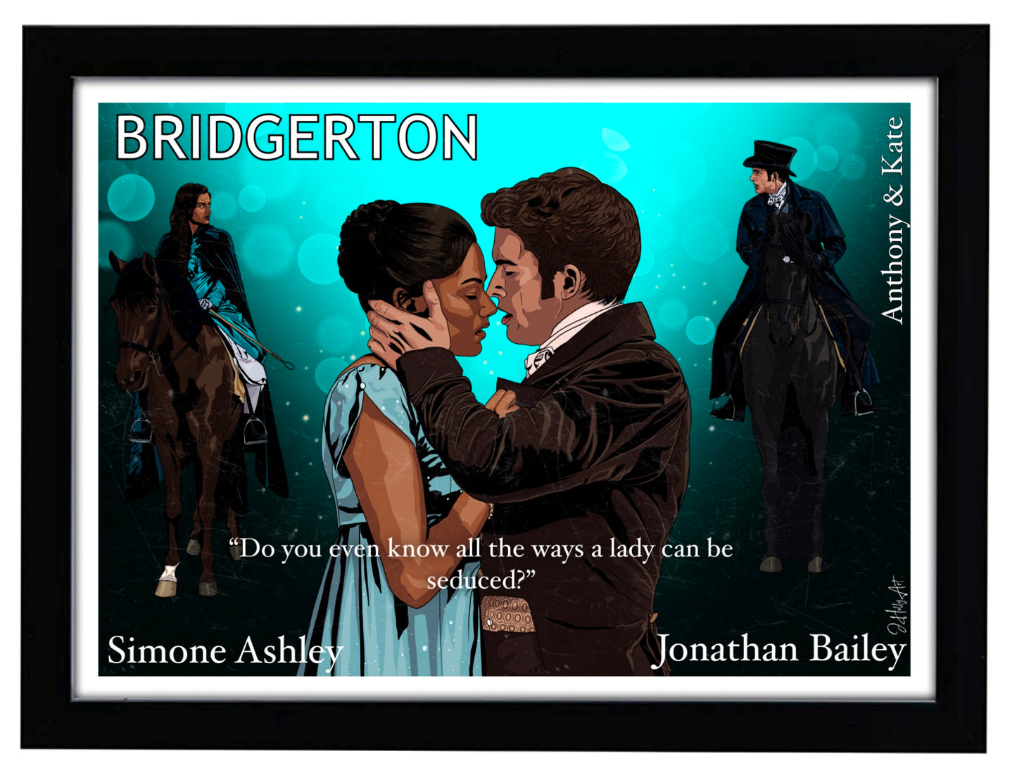 Kanthony Art Print | Kate & Anthony Bridgerton | Premium Romance Art - Jessie's Art Shop