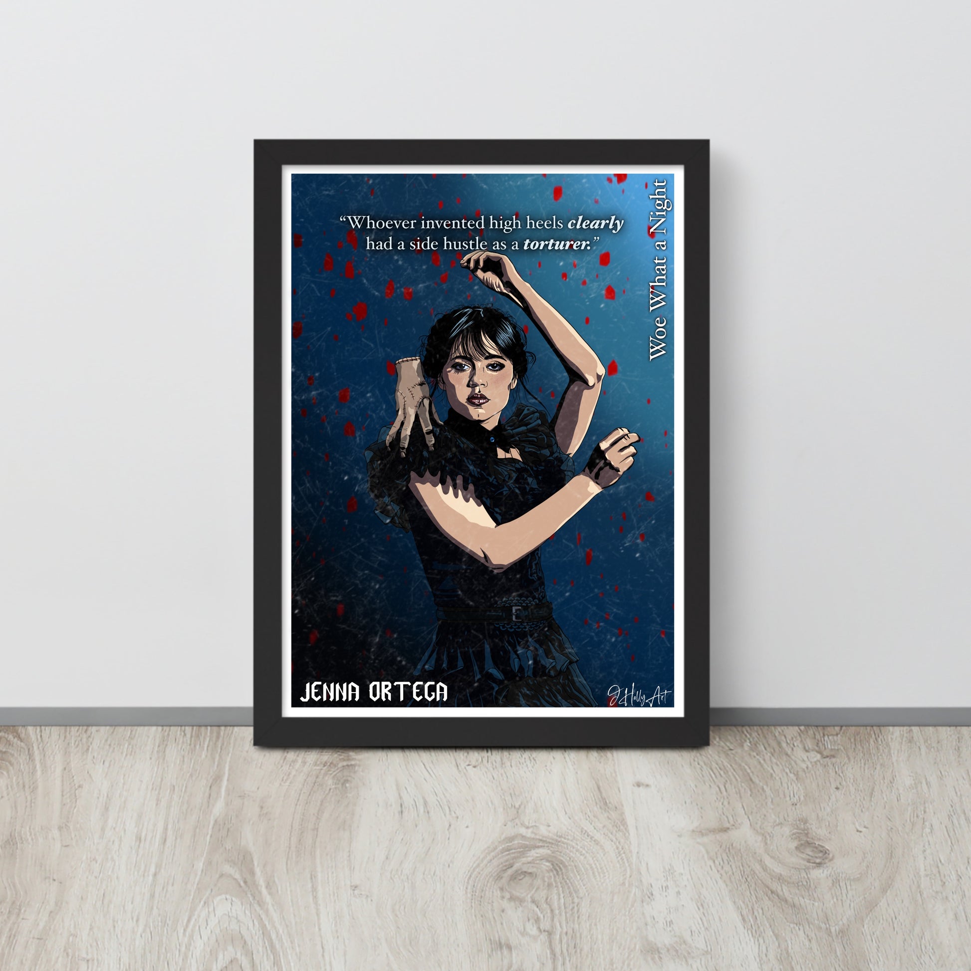 Wednesday Dance Art Print | Woe What a Night | JHollyArt Fan Art - Jessie's Art Shop