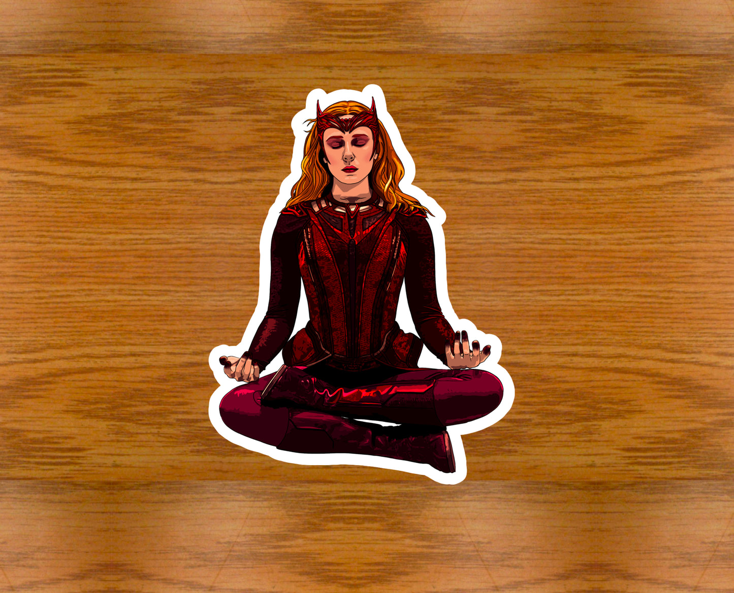 Scarlet Witch Sticker | Wanda Maximoff WandaVision | MCU Fan Art Gift - Jessie's Art Shop