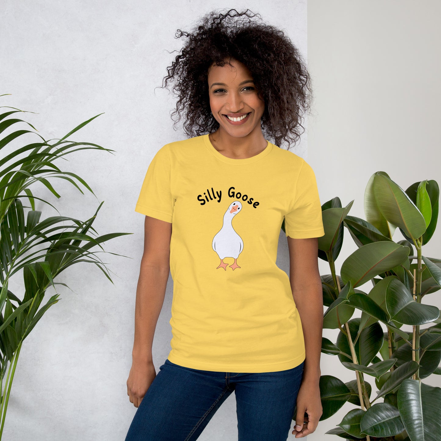 Silly Goose T-Shirt | Fun Phrase Design | Premium Eco Tee - Jessie's Art Shop