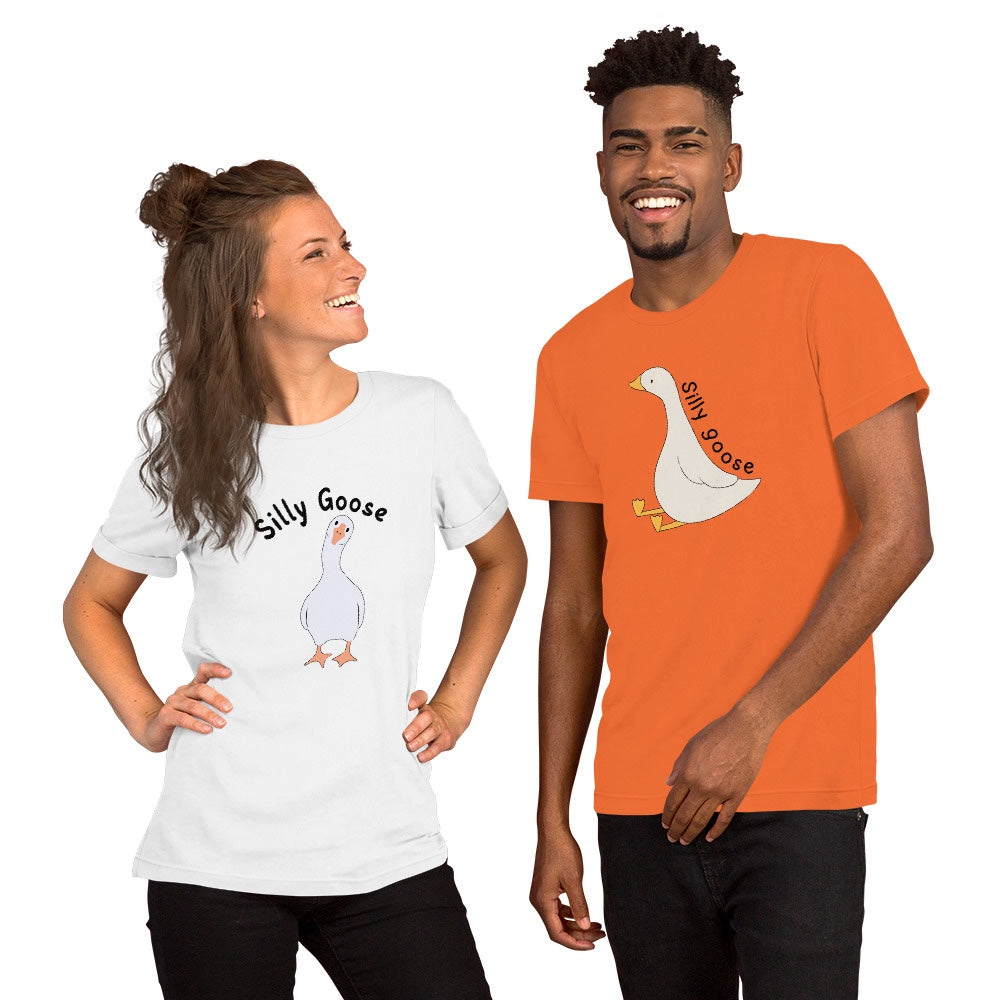 Silly Goose T-Shirt | Fun Phrase Design | Premium Eco Tee - Jessie's Art Shop
