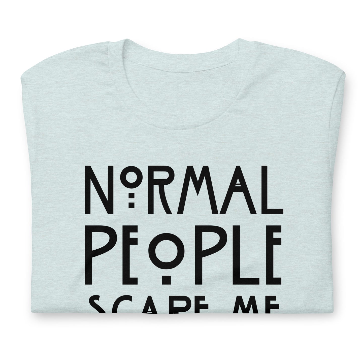 Normal People Scare Me T-Shirt | Tate Langdon AHS | Premium Eco Tee - Jessie's Art Shop