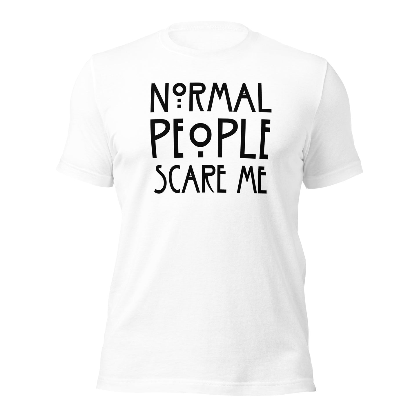 Normal People Scare Me T-Shirt | Tate Langdon AHS | Premium Eco Tee - Jessie's Art Shop