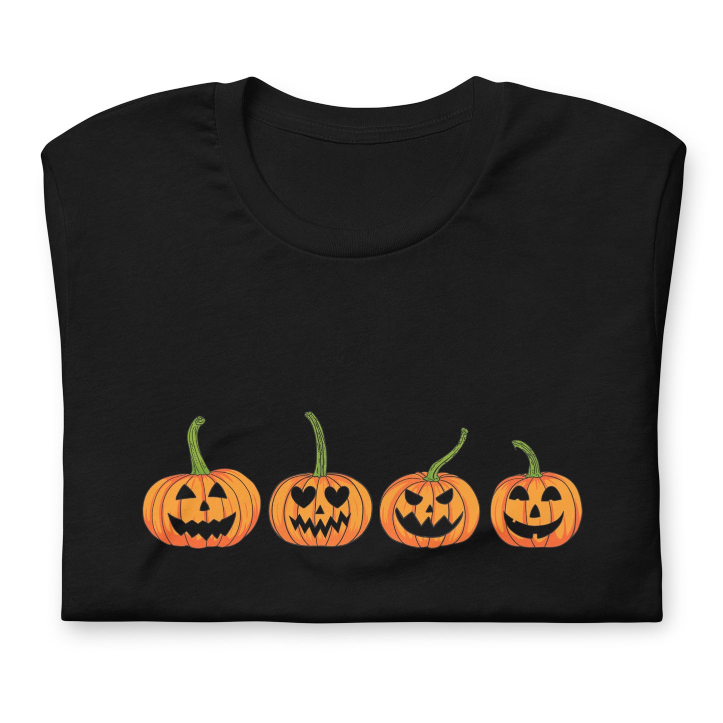 Halloween Pumpkin T-Shirt | Fall Jack O'Lantern Art | Premium Eco Tee - Jessie's Art Shop