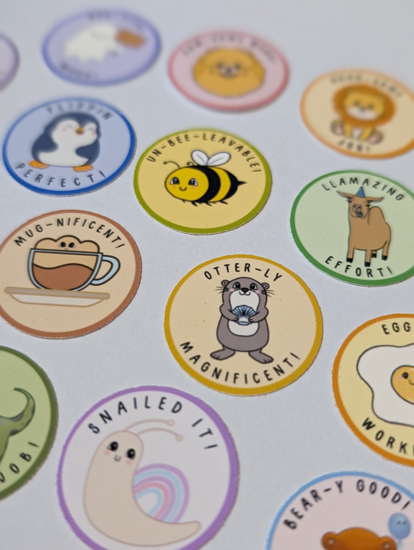 Teacher Reward Stickers | 20 Animal Puns | Eco-Friendly Classroom Pack - Jessie's Art Shop