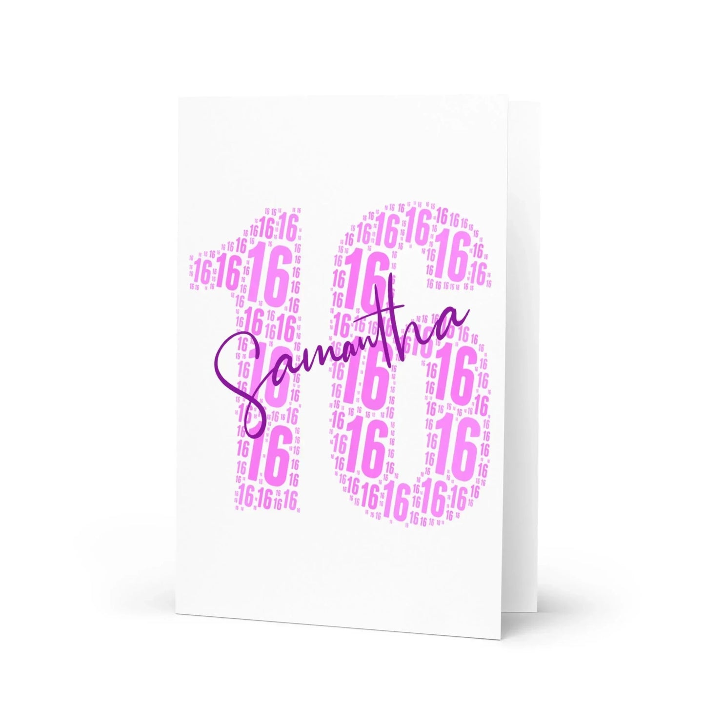 Custom Age Birthday Card | Personalised Name & Number | Premium A5 - Jessie's Art Shop
