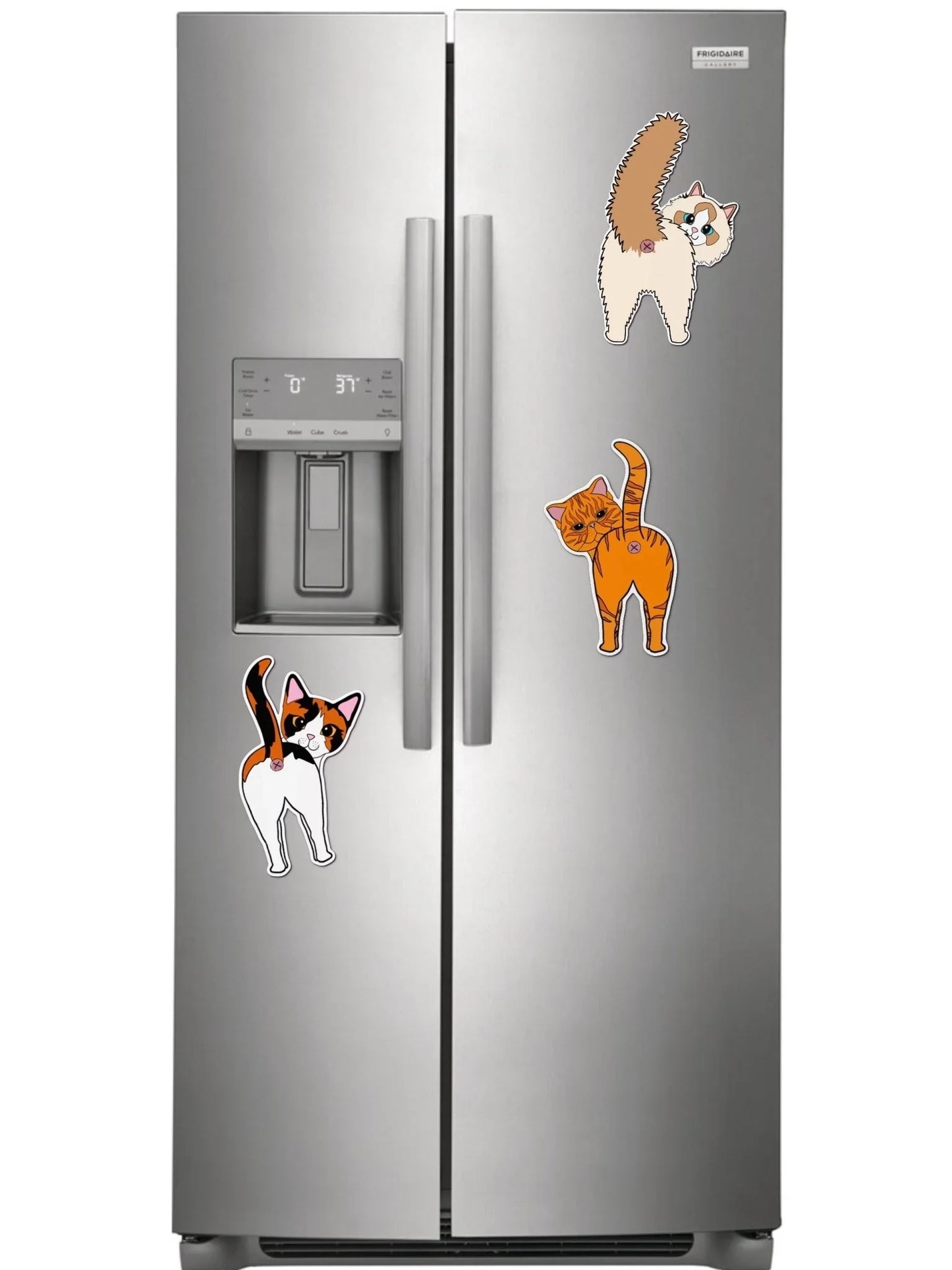 Custom Pet Butt Magnets | Personalised Dog & Cat Art | 4.5" Magnets - Jessie's Art Shop