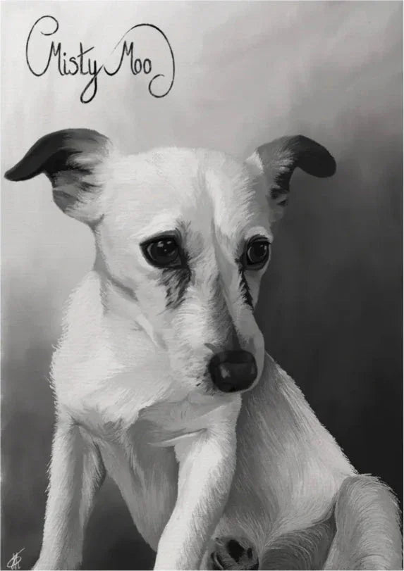 Custom Pet Portrait Art | Digital & Print Options | Oil Painting Style - Jessie's Art Shop