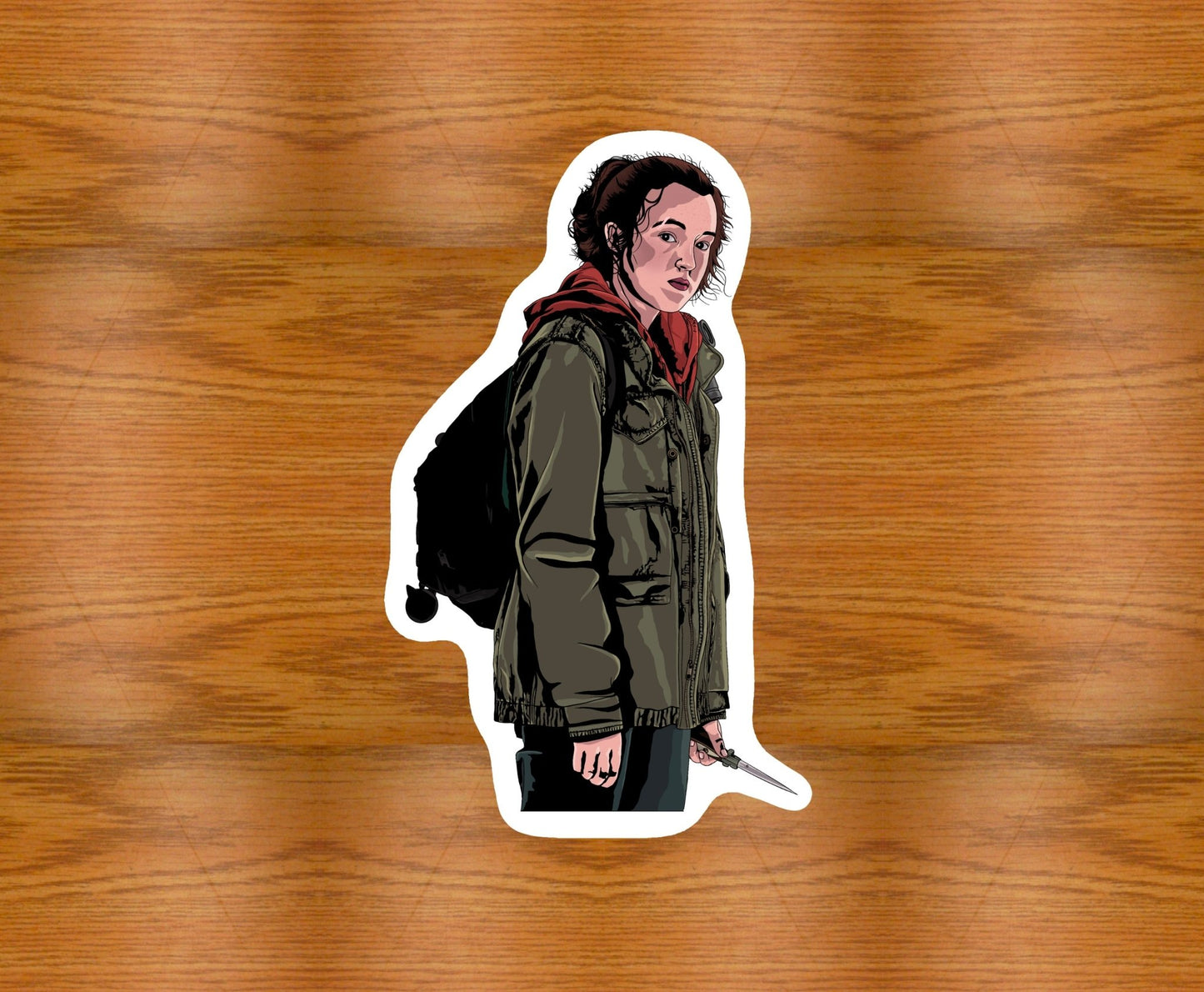 Ellie TLOU Sticker | The Last of Us | Eco-Friendly Vinyl Art - Jessie's Art Shop