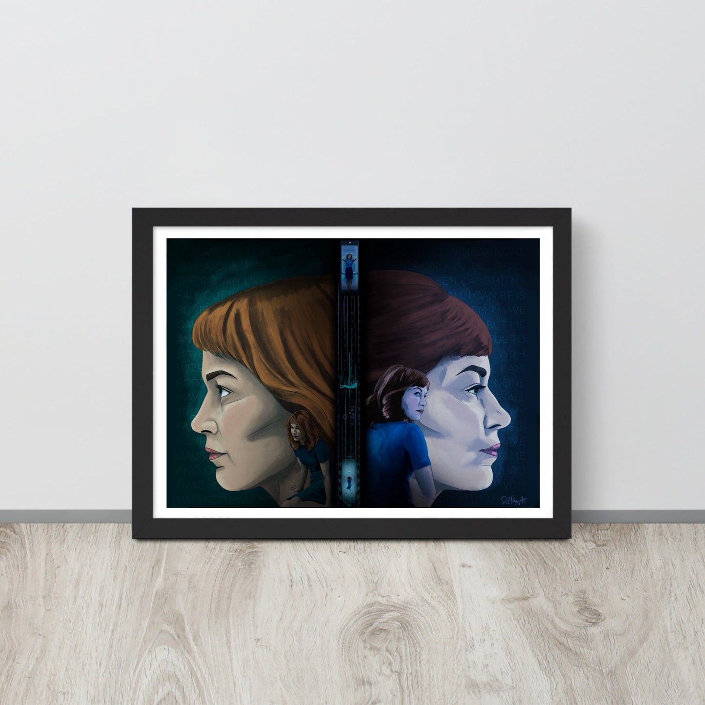 Hellyna | Helly R Helena Eagan Severance Art Print | JHollyArt Fan Art | Premium Poster - Jessie's Art Shop