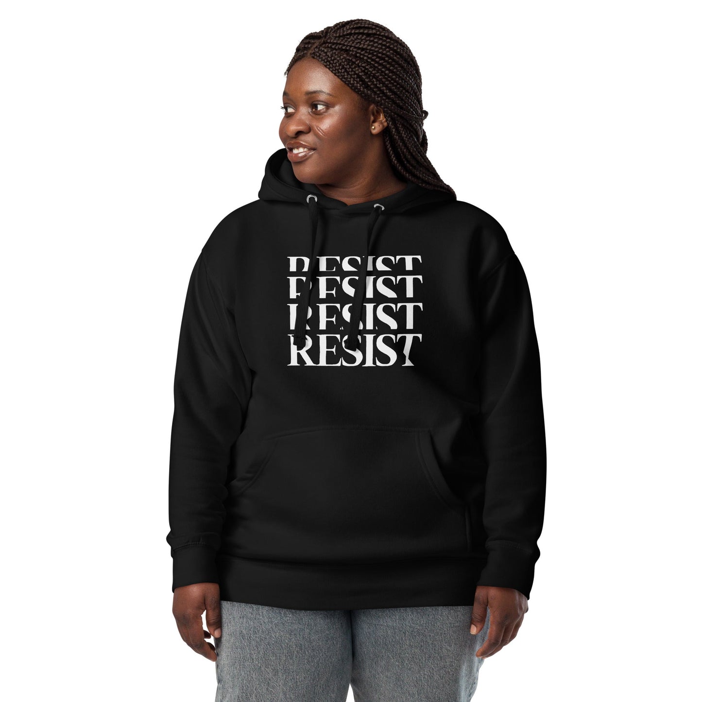 RESIST unisex hoodie | protest | political activism tee | premium quality eco-friendly top - Jessie's Art Shop