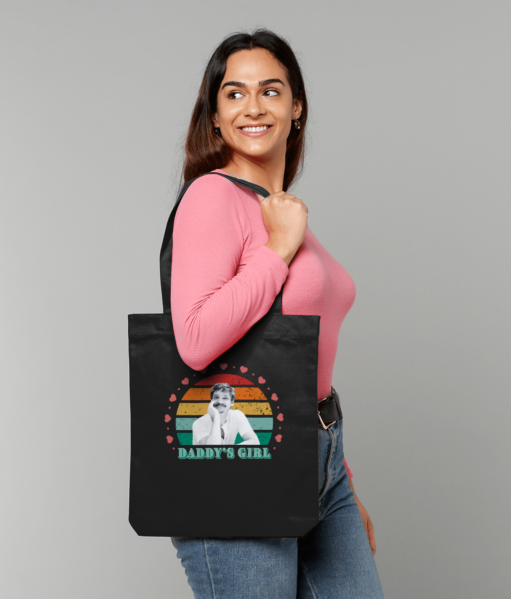 Daddy's girl tote bag | Pedro Pascal fan gift | eco friendly bag