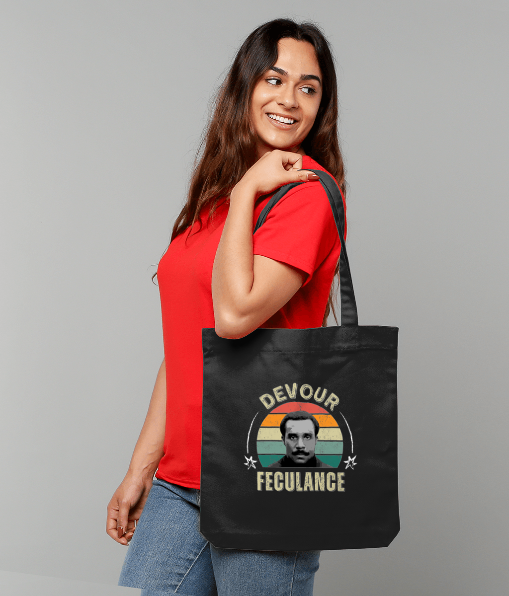 Devour feculence Severance tote bag | funny Mr Milchick quote | eco friendly bag