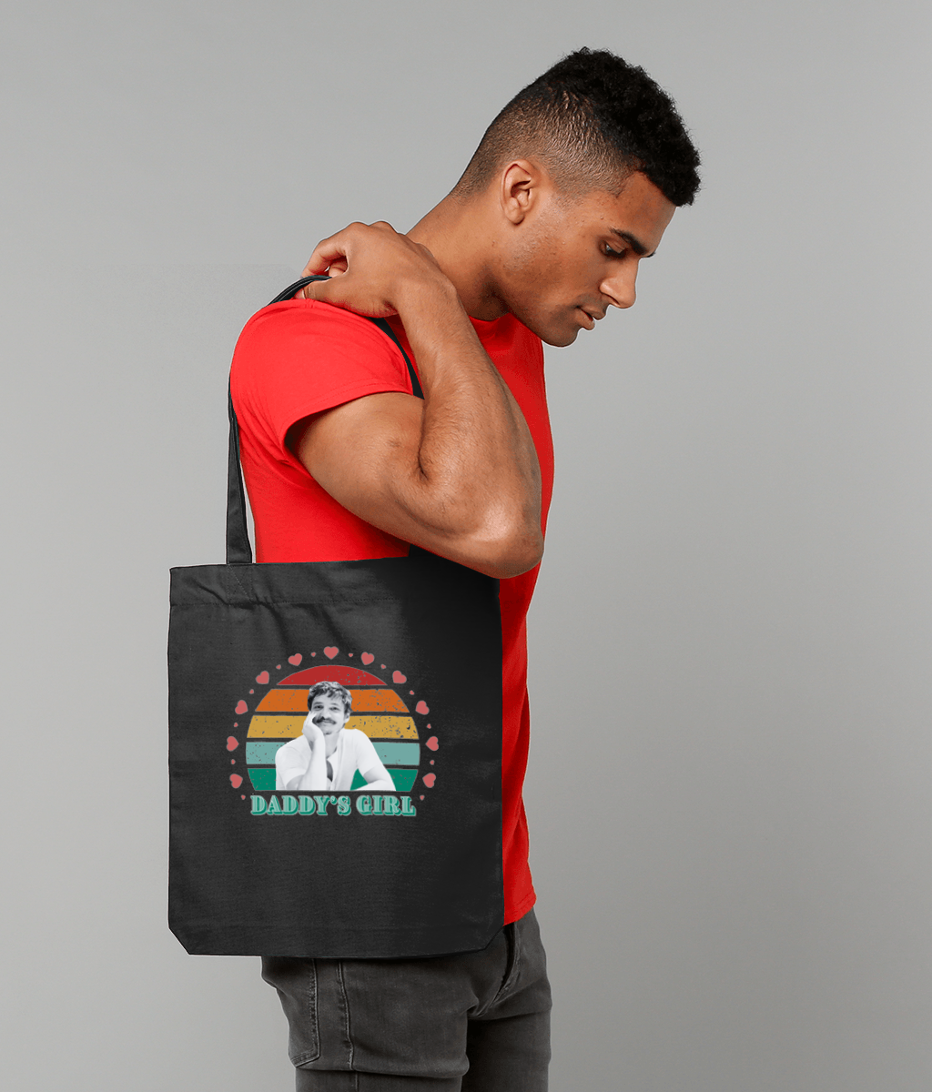 Daddy's girl tote bag | Pedro Pascal fan gift | eco friendly bag