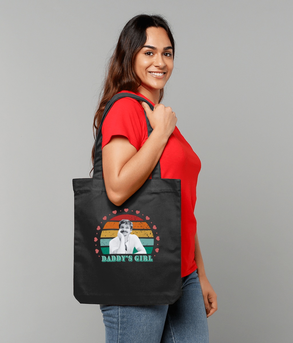 Daddy's girl tote bag | Pedro Pascal fan gift | eco friendly bag