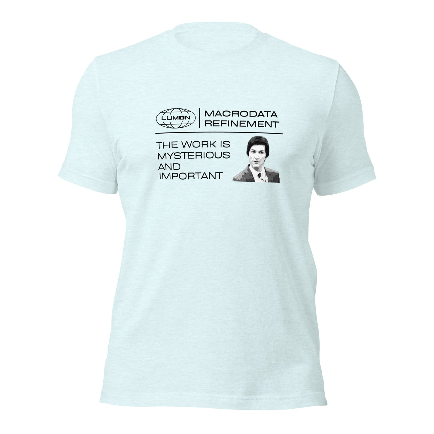 Mysterious and Important Severance T-shirt | Funny Mark S Quote | Premium tee