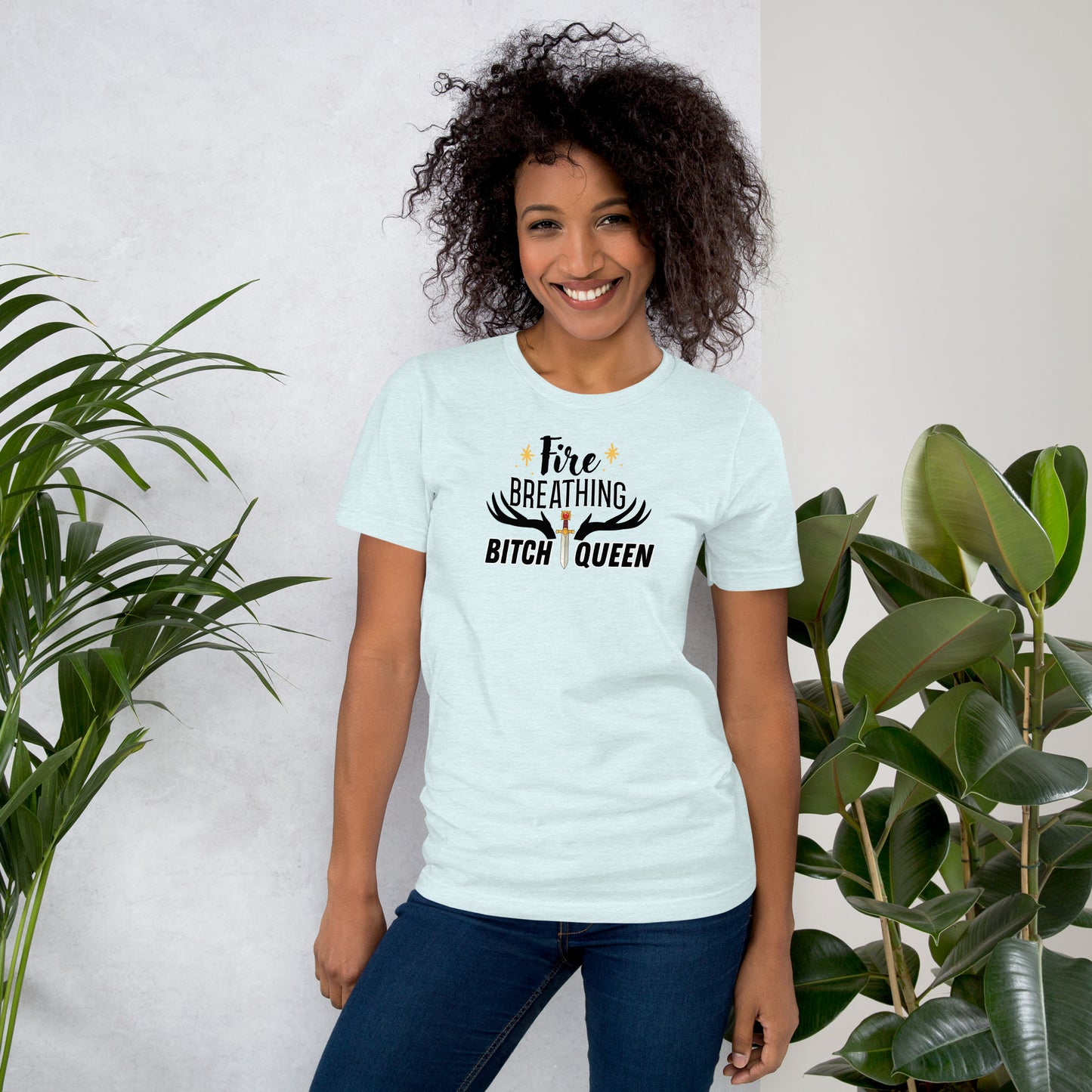 Throne of Glass T-shirt | TOG merch | a fanart inspired by Sarah J Maas's character Aelin Galathynius