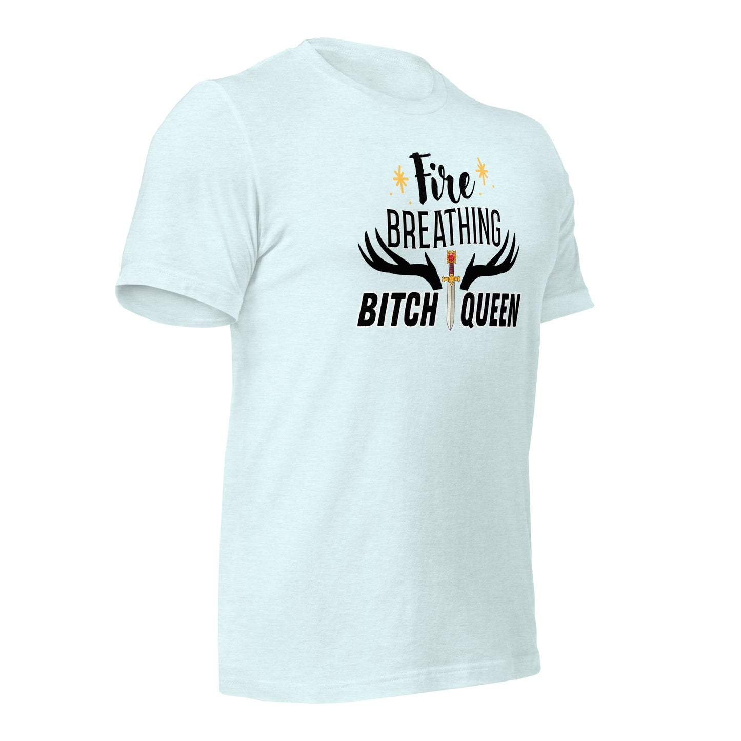 Fire breathing Bitch Queen Unisex T-shirt | Throne of Glass merch | Premium tee