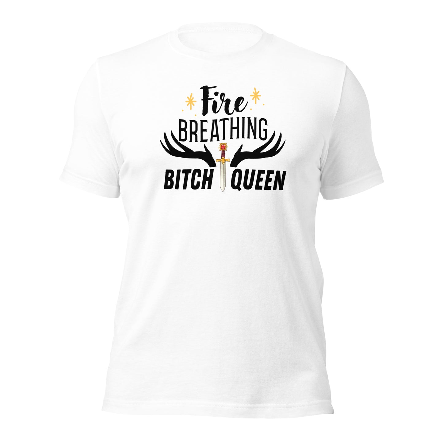 Fire breathing Bitch Queen Unisex T-shirt | Throne of Glass merch | Premium tee