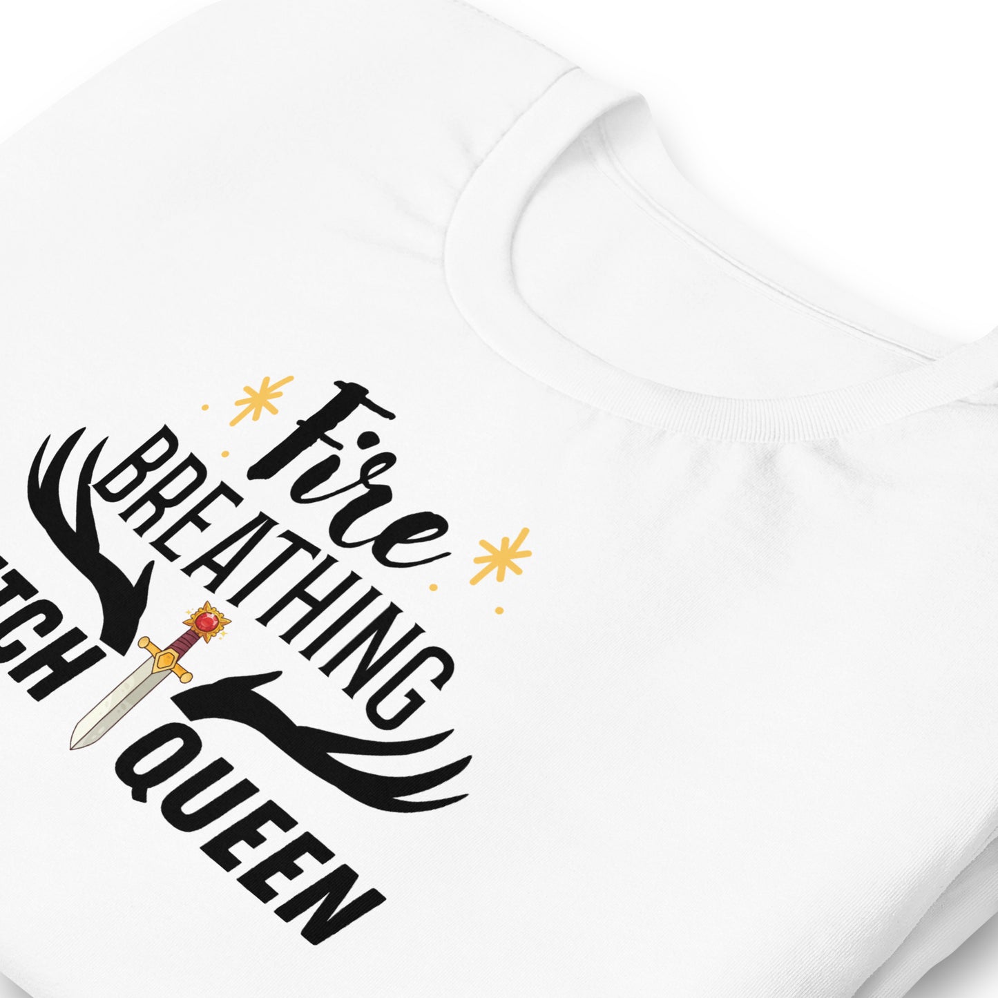 Fire breathing Bitch Queen Unisex T-shirt | Throne of Glass merch | Premium tee