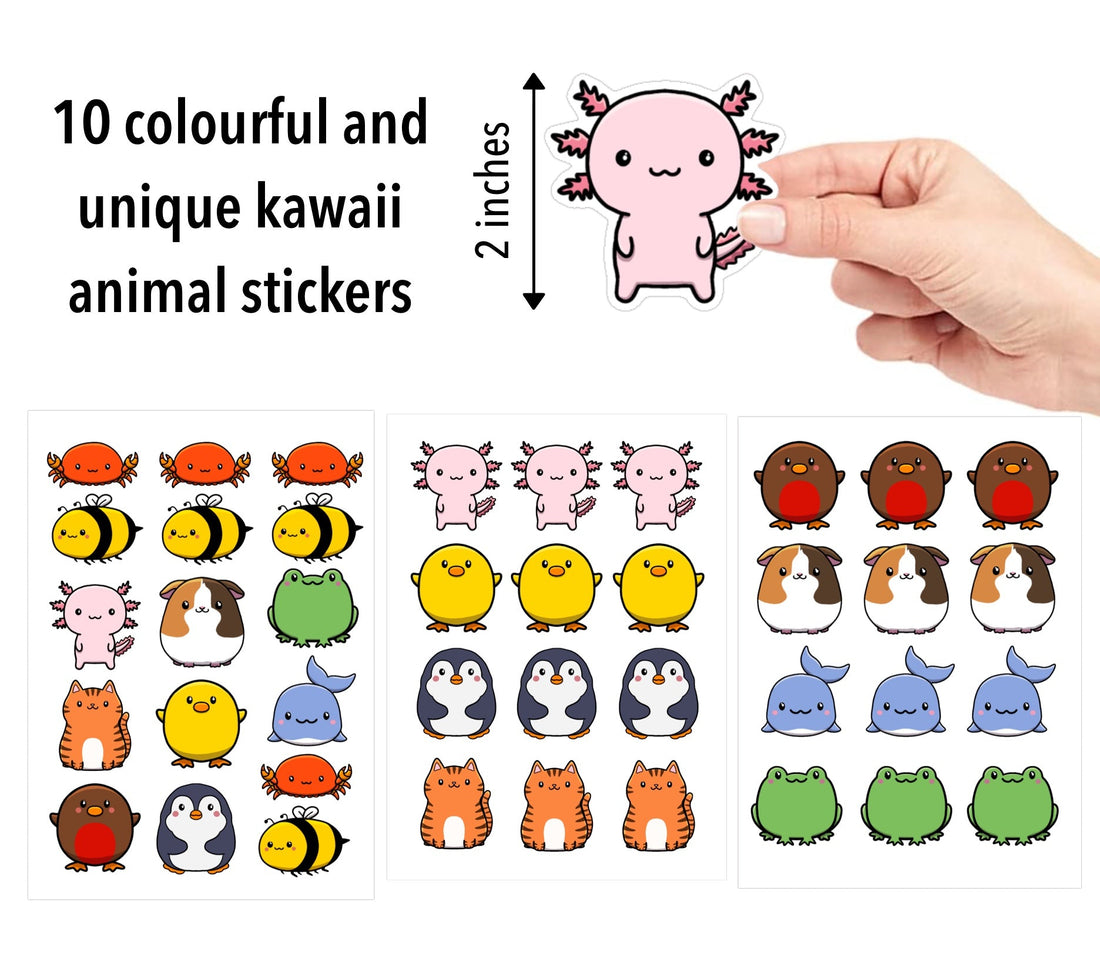 How to make cute stickers! - Jessie's Art Shop