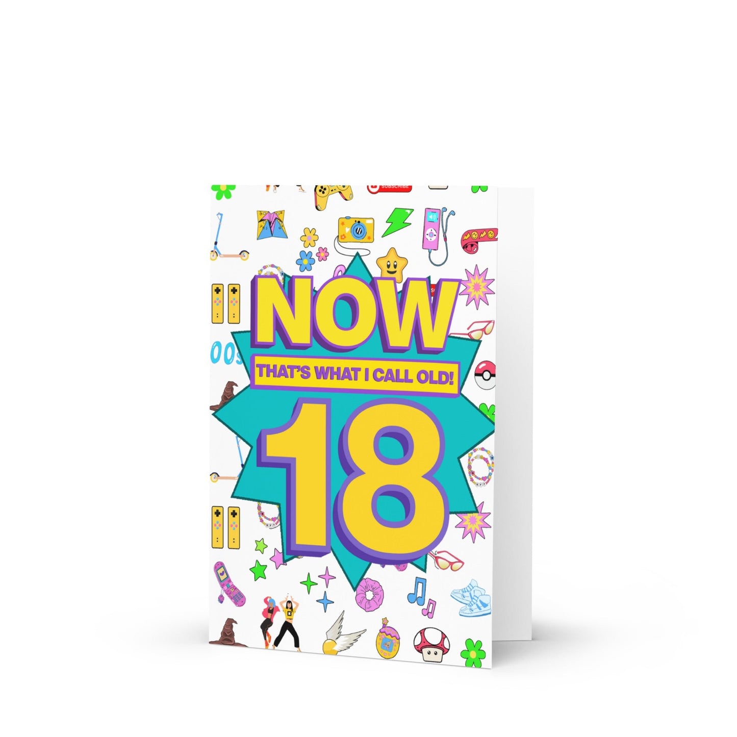 18th Birthday Card | Now That's What I Call Old! | Premium A5 - Jessie's Art Shop