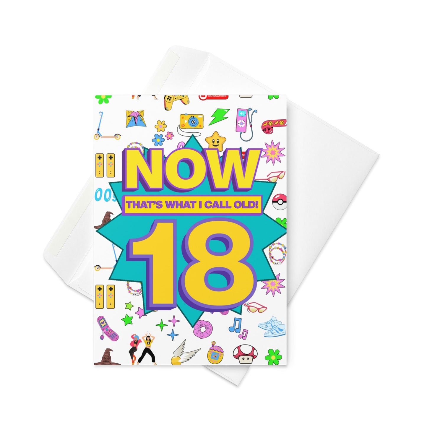 18th Birthday Card | Now That's What I Call Old! | Premium A5 - Jessie's Art Shop