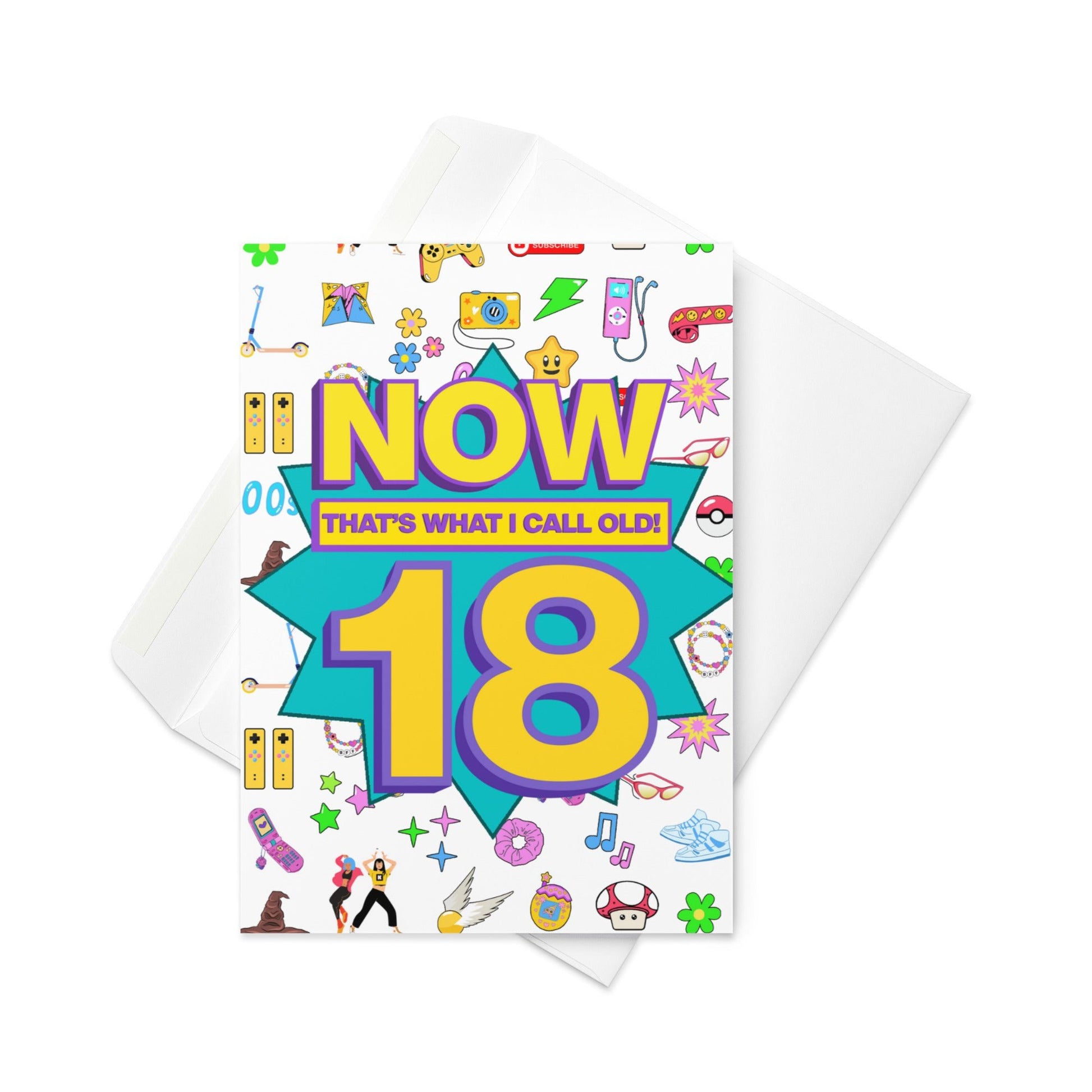 18th Birthday Card | Now That's What I Call Old! | Premium A5 - Jessie's Art Shop