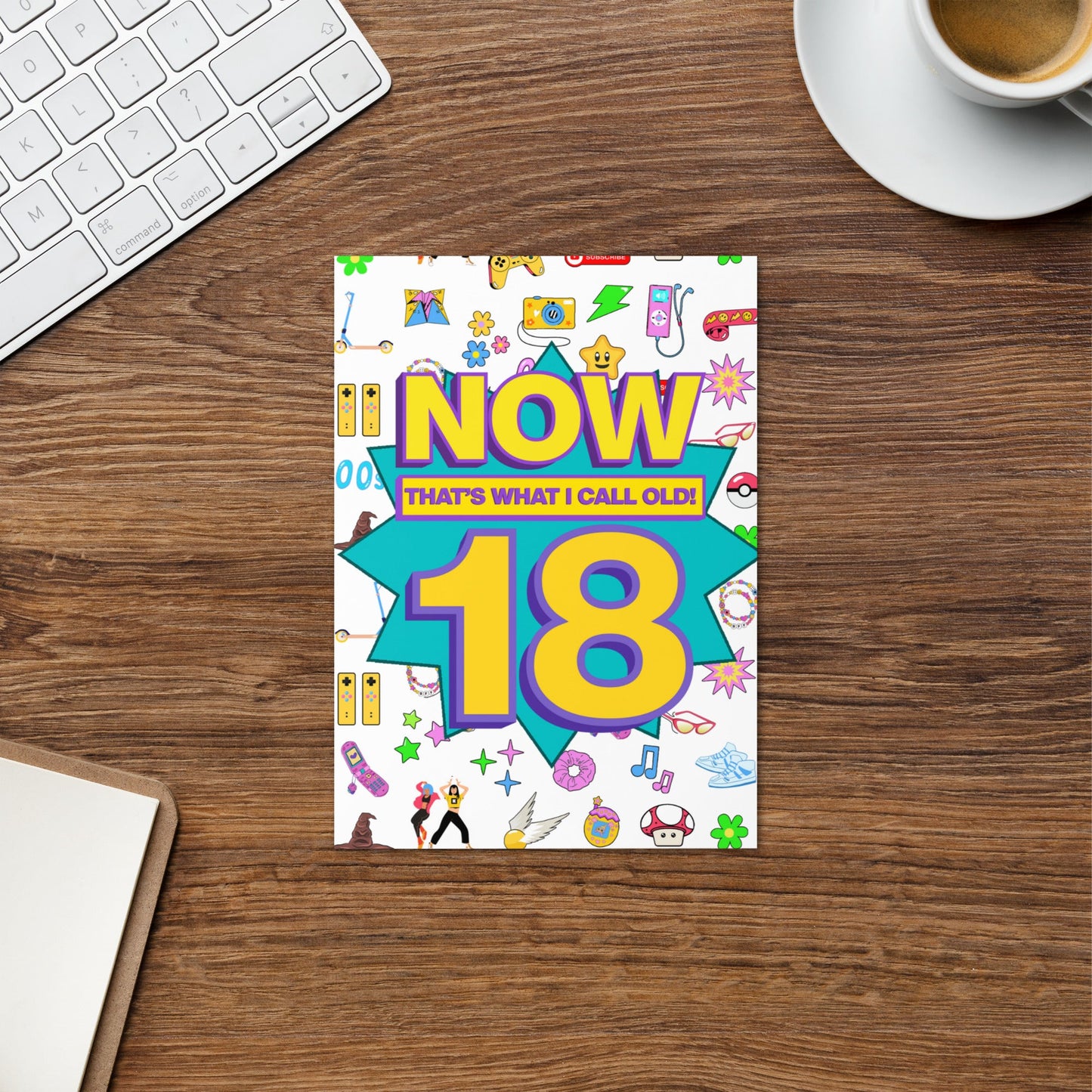 18th Birthday Card | Now That's What I Call Old! | Premium A5 - Jessie's Art Shop