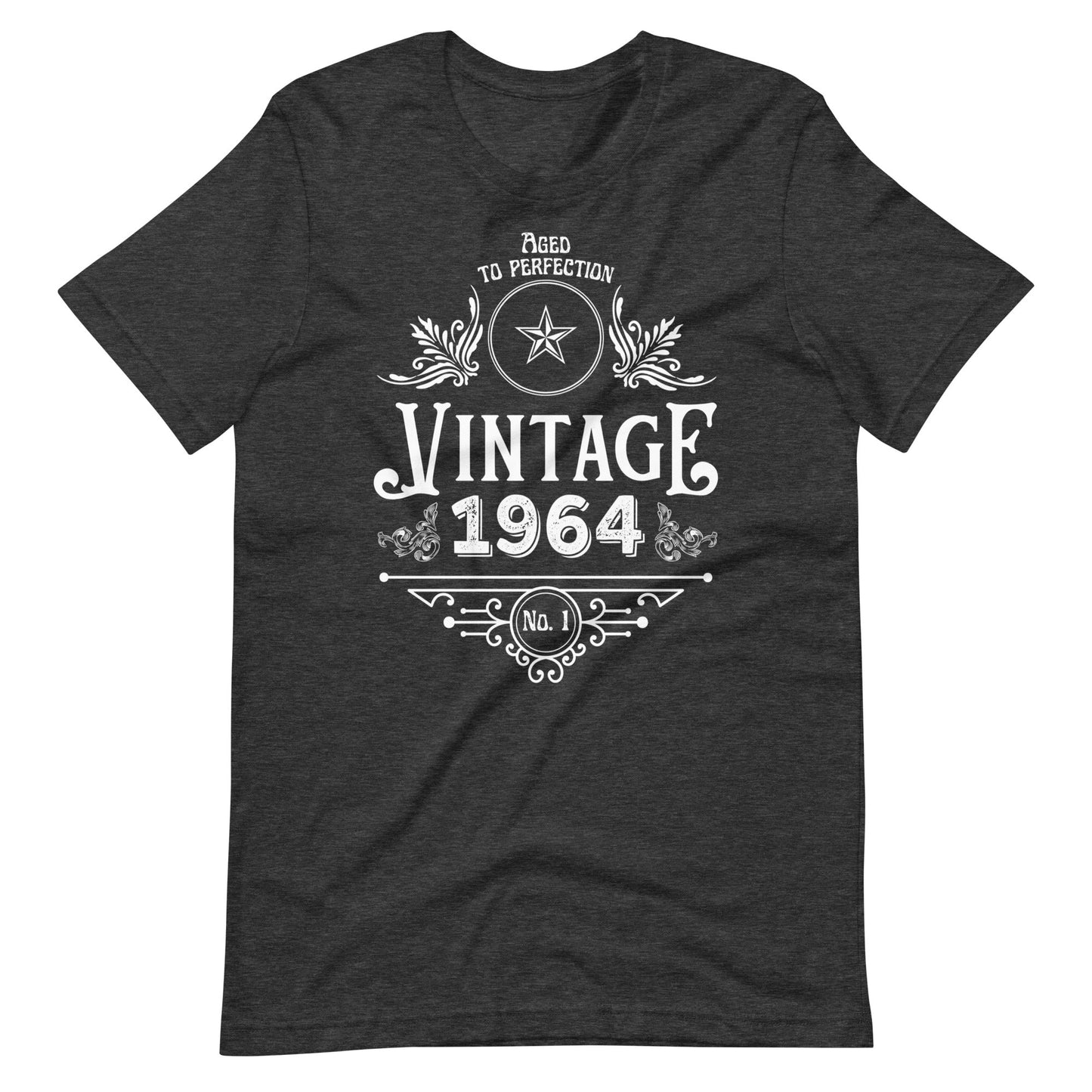 1964 Vintage 61st Birthday T-shirt | Aged to Perfection | Premium Gift Tee - Jessie's Art Shop