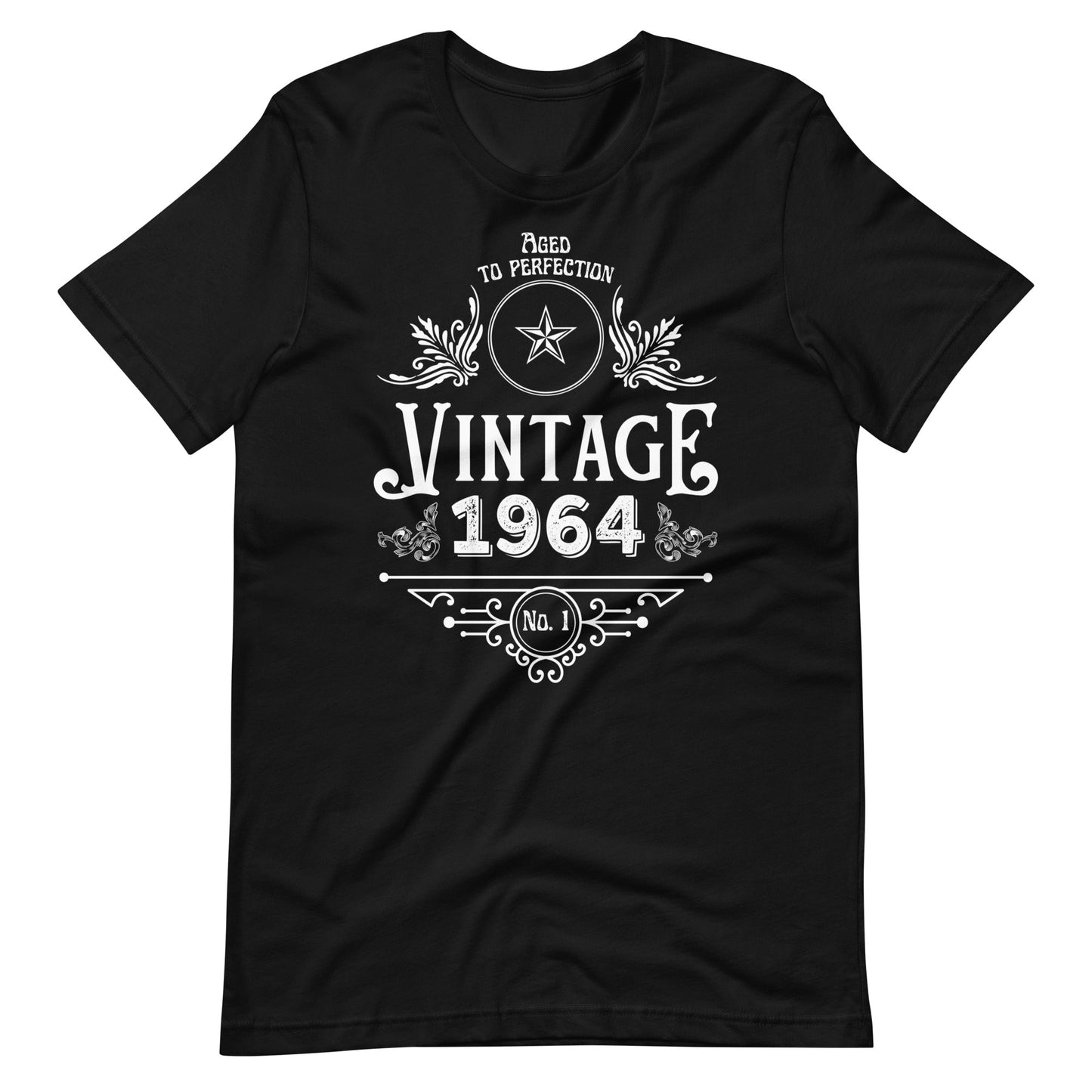 1964 Vintage 61st Birthday T-shirt | Aged to Perfection | Premium Gift Tee - Jessie's Art Shop